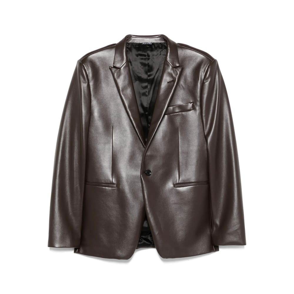 Reveres 1949 Single-breasted Blazer In Brown