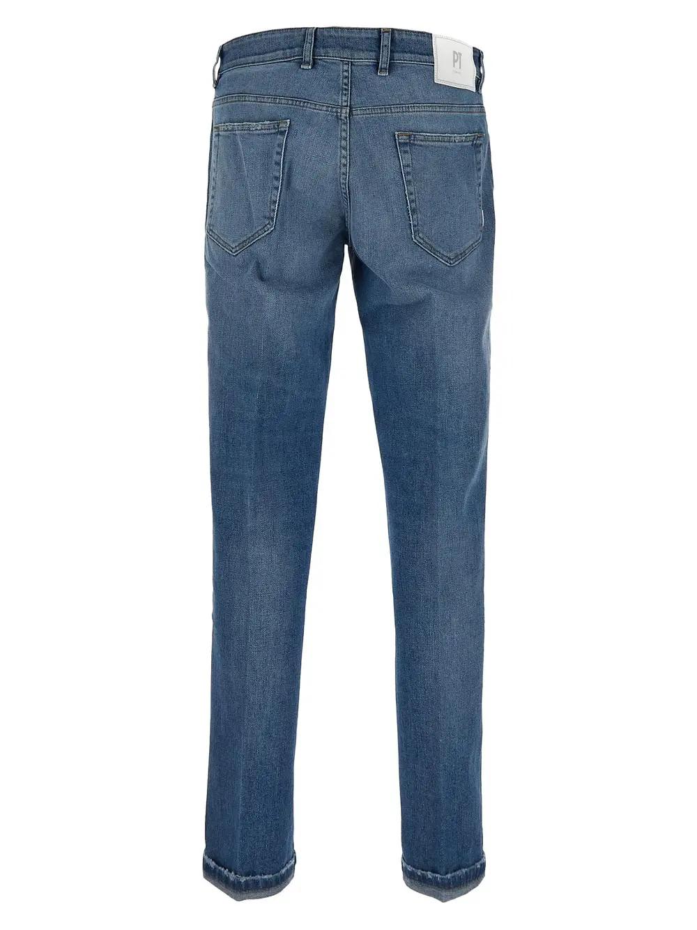 Shop Pt01 Classic Jeans In Blue