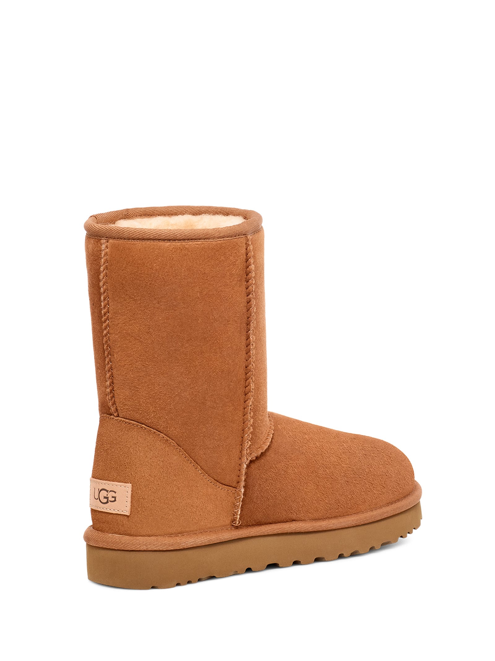 Ugg Mid-calf Sheepskin And Suede Boots In Brown
