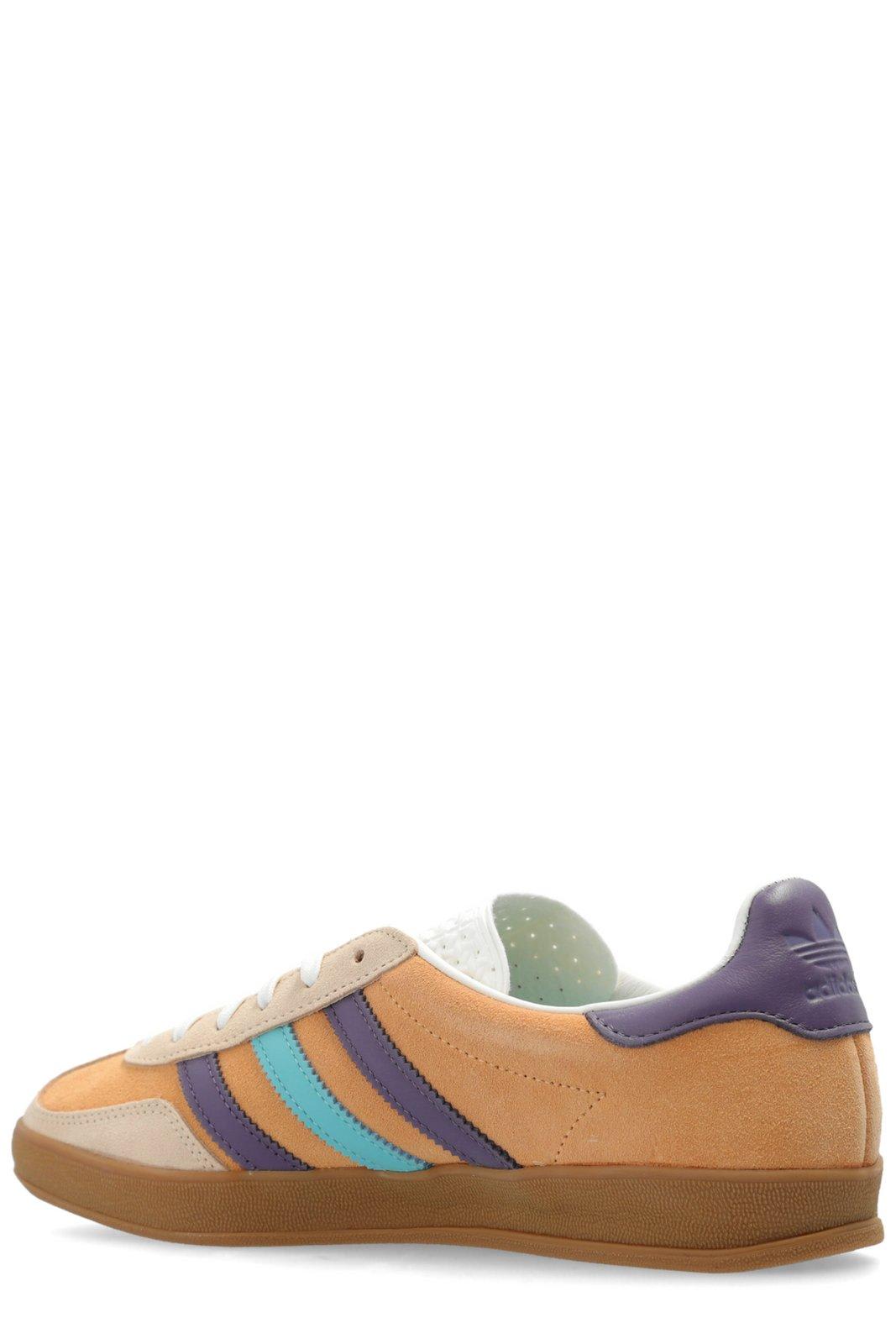 Adidas Originals Gazelle Lace-up Sneakers In Orange