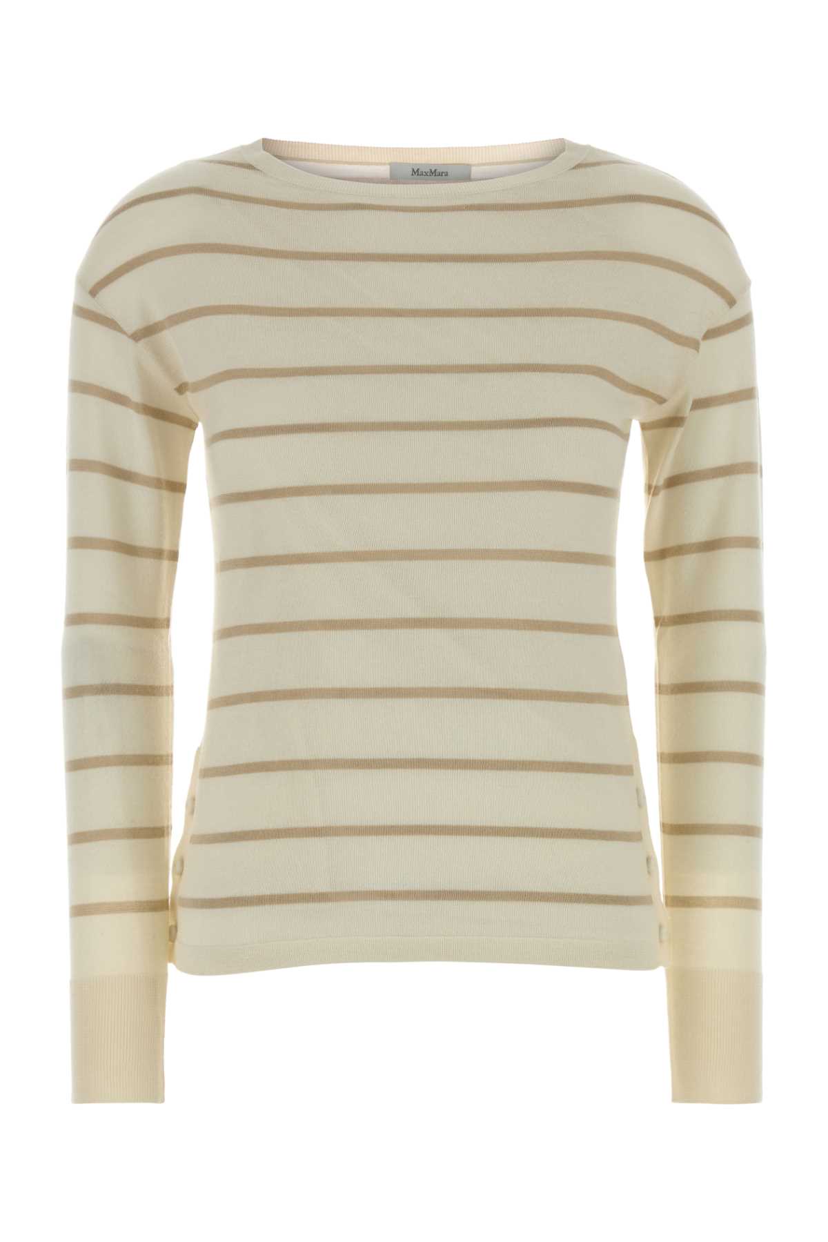 Max Mara Embroidered Cashmere Blend Tabella Sweater