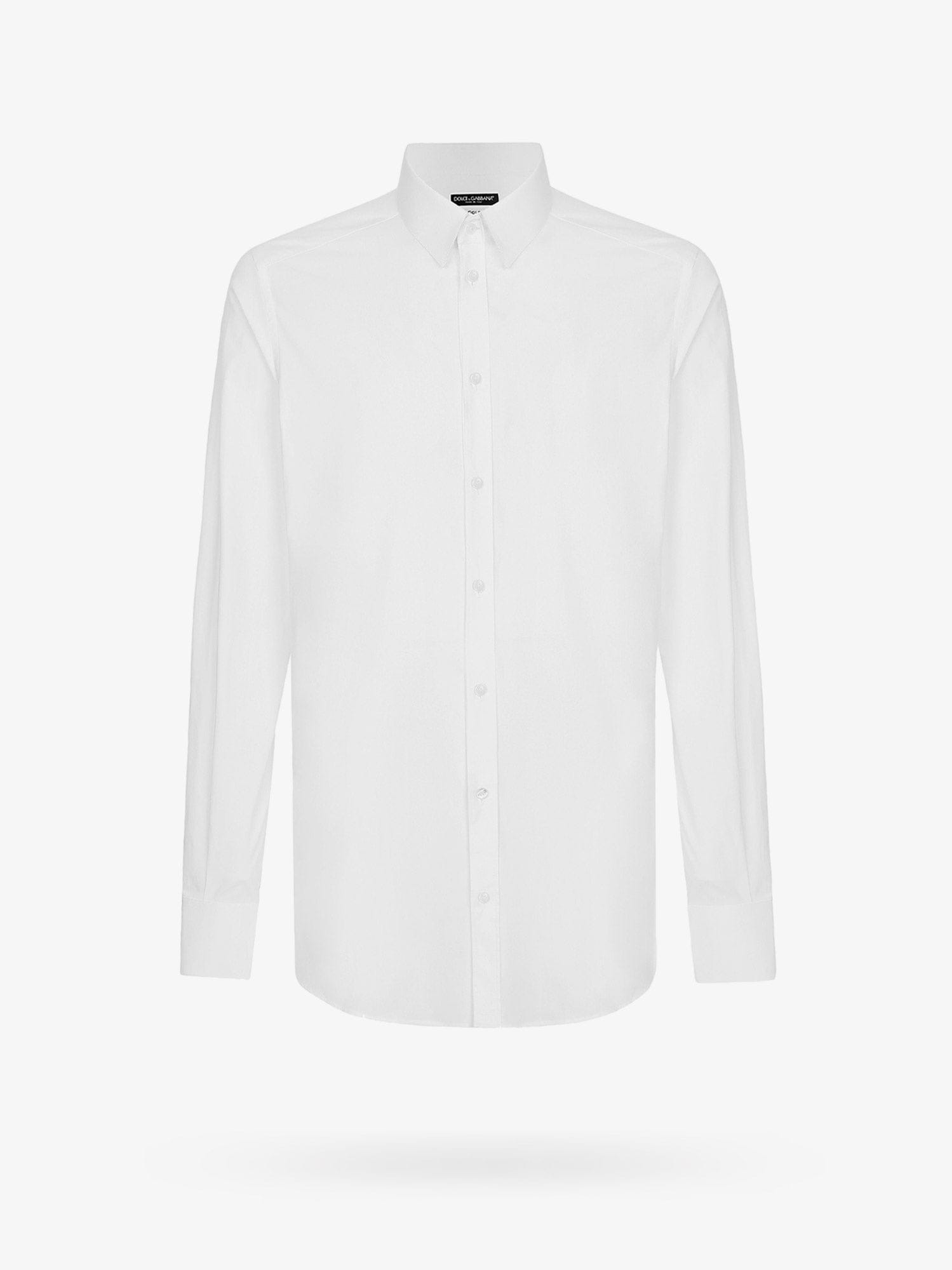 DOLCE & GABBANA COTTON SHIRT WITH BACK PINCES