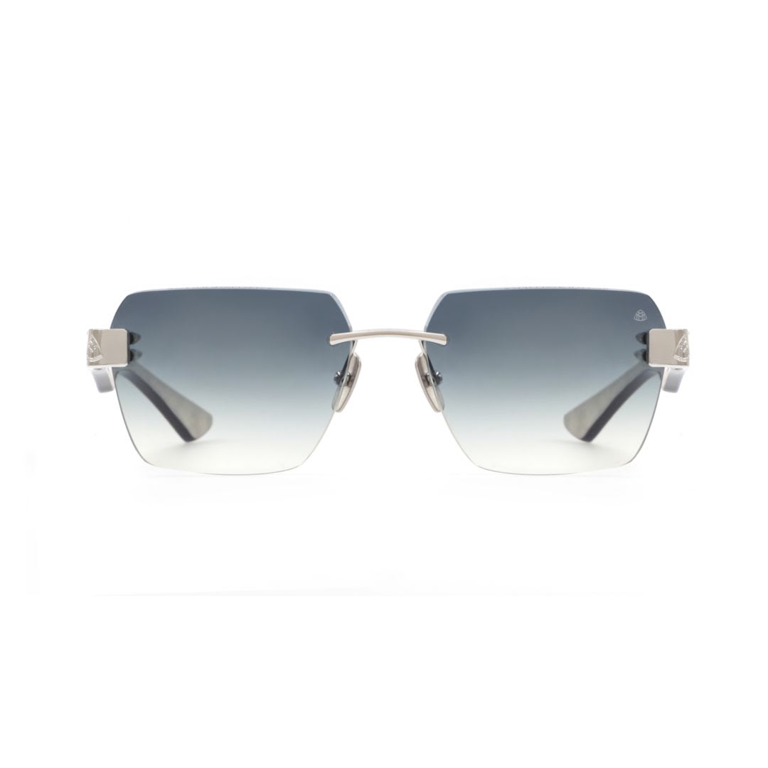 Maybach Eyewear The Magic Ideepsea Blue Walnut Burr/ In Gold