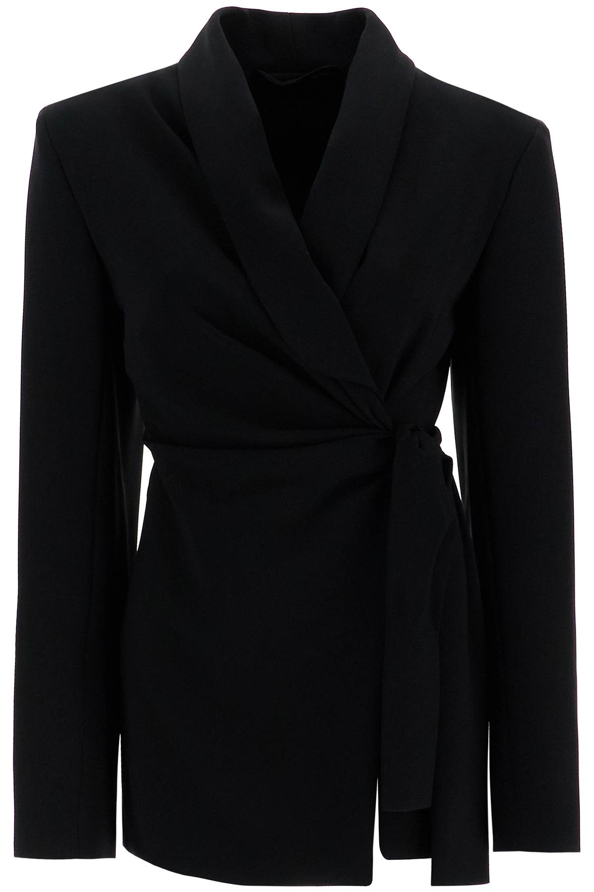 Shop Max Mara Comma Robe Jacket In Nero (black)