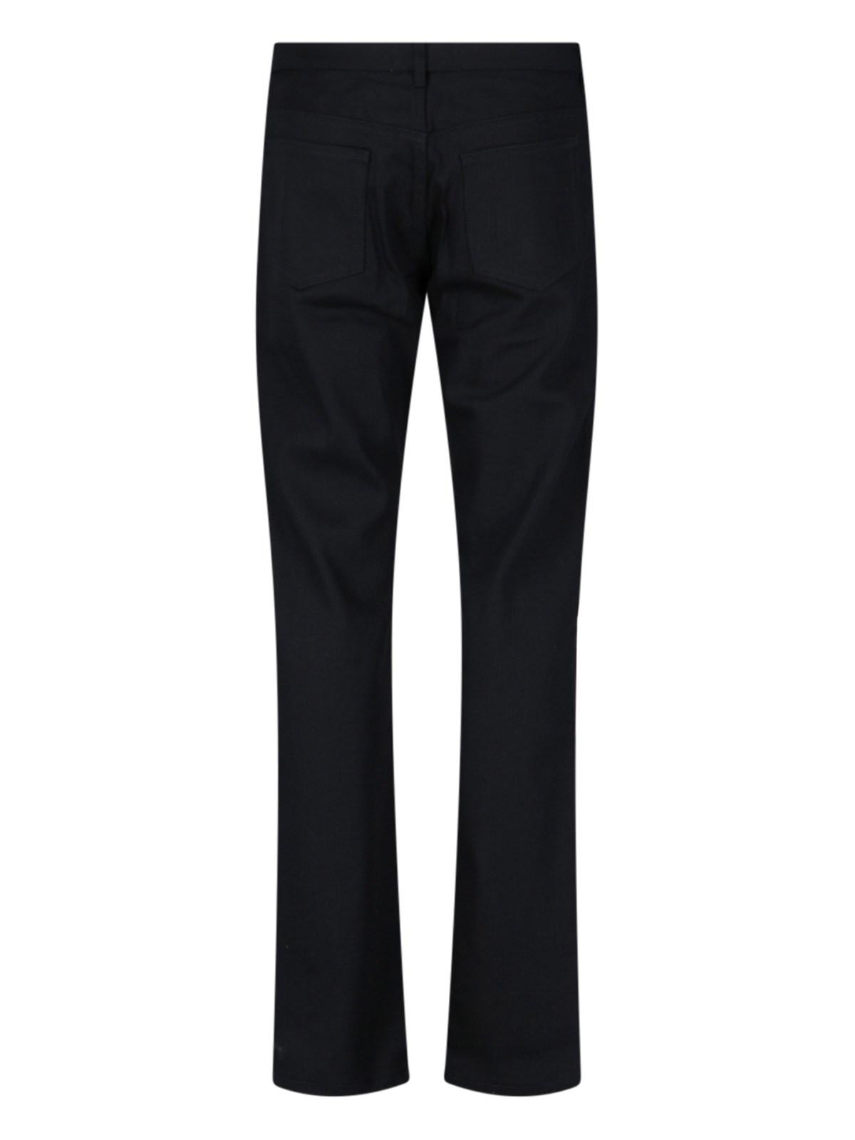 Shop Apc Slim Jeans In Black