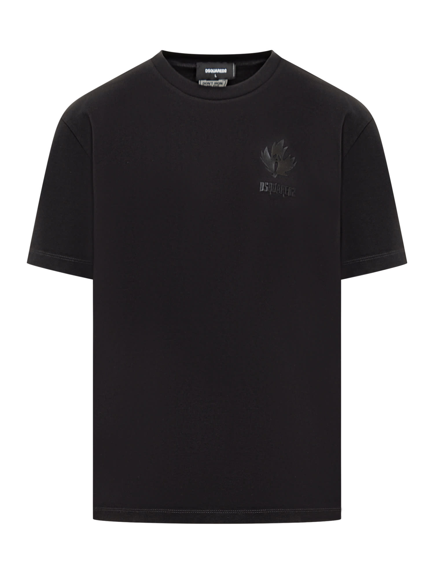 Shop Dsquared2 Gummy Maple Leaf T-shirt In Black