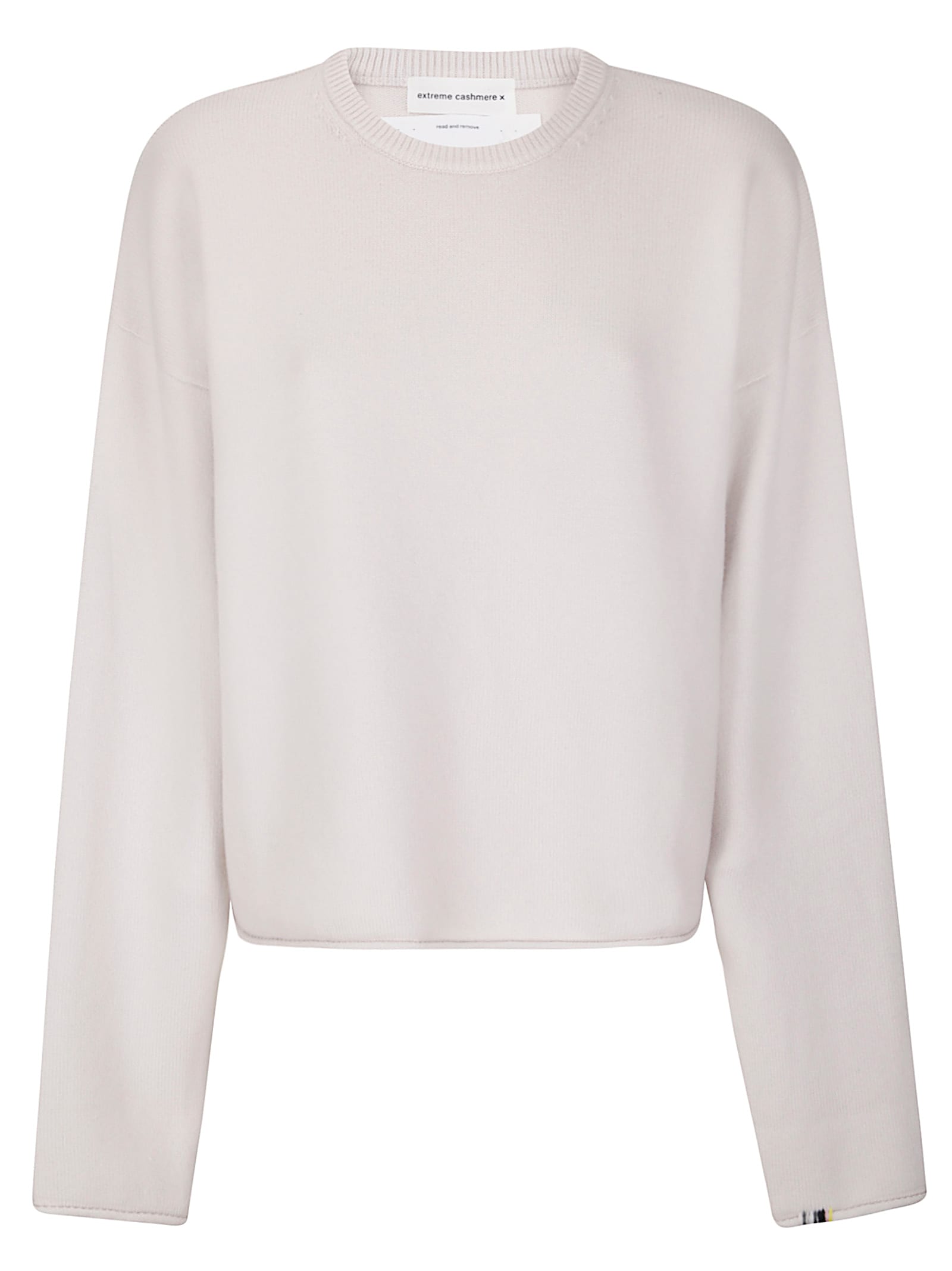Extreme Cashmere Comfy Cashmere-blend Sweater In White