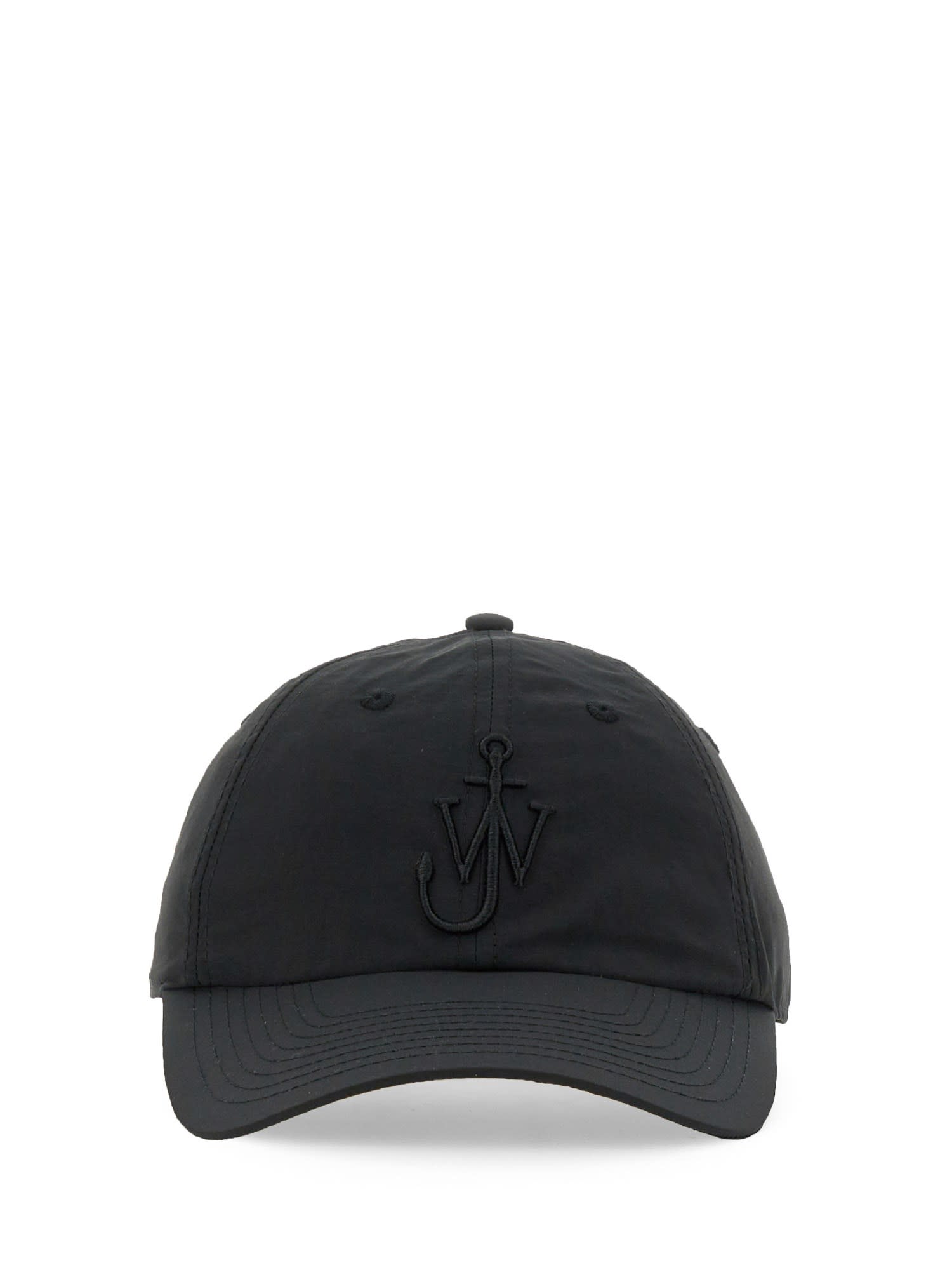Shop Jw Anderson Baseball Hat With Logo In Black