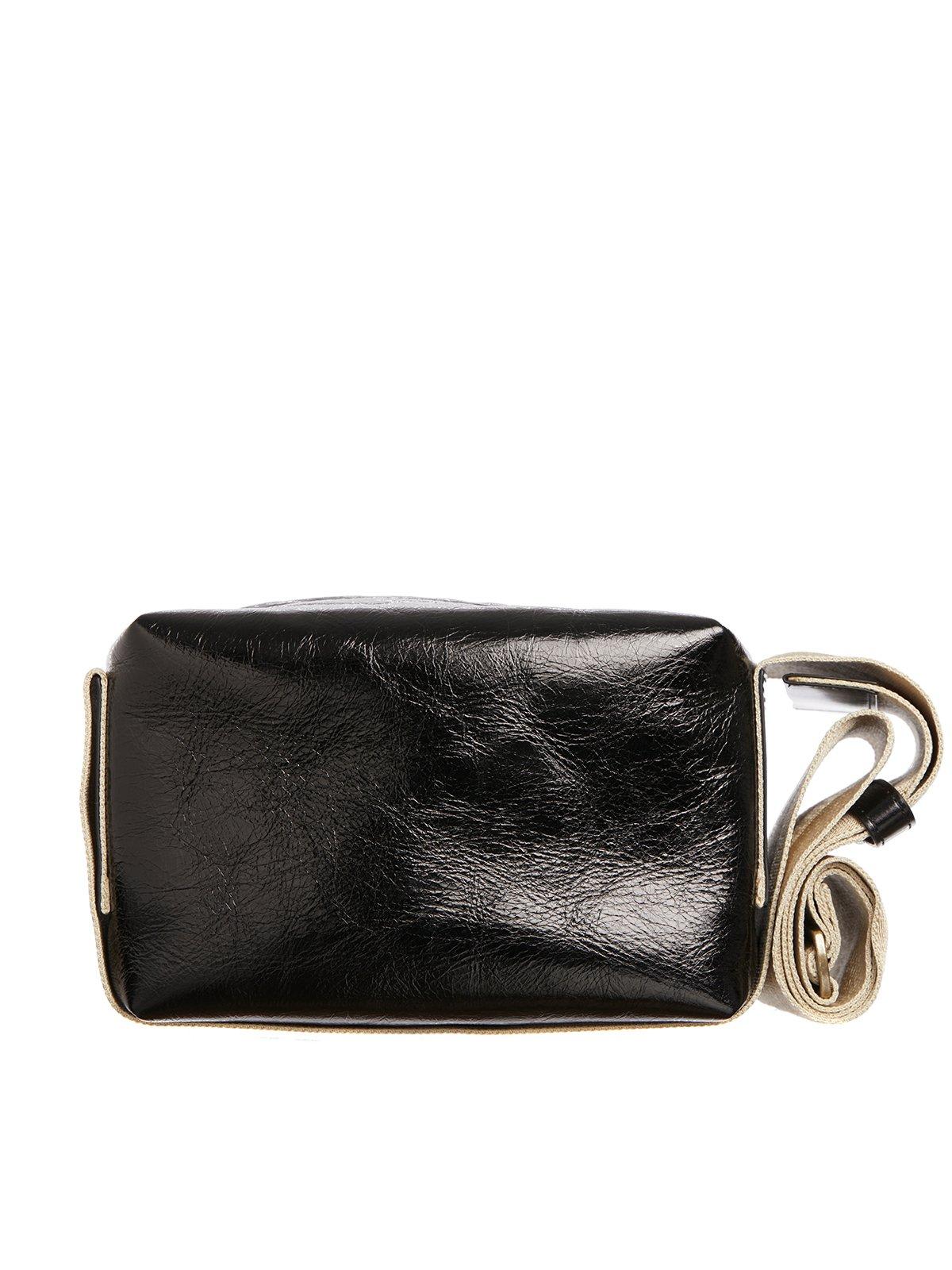 Shop Uma Wang Squareshaped Crossbody Bag In Black