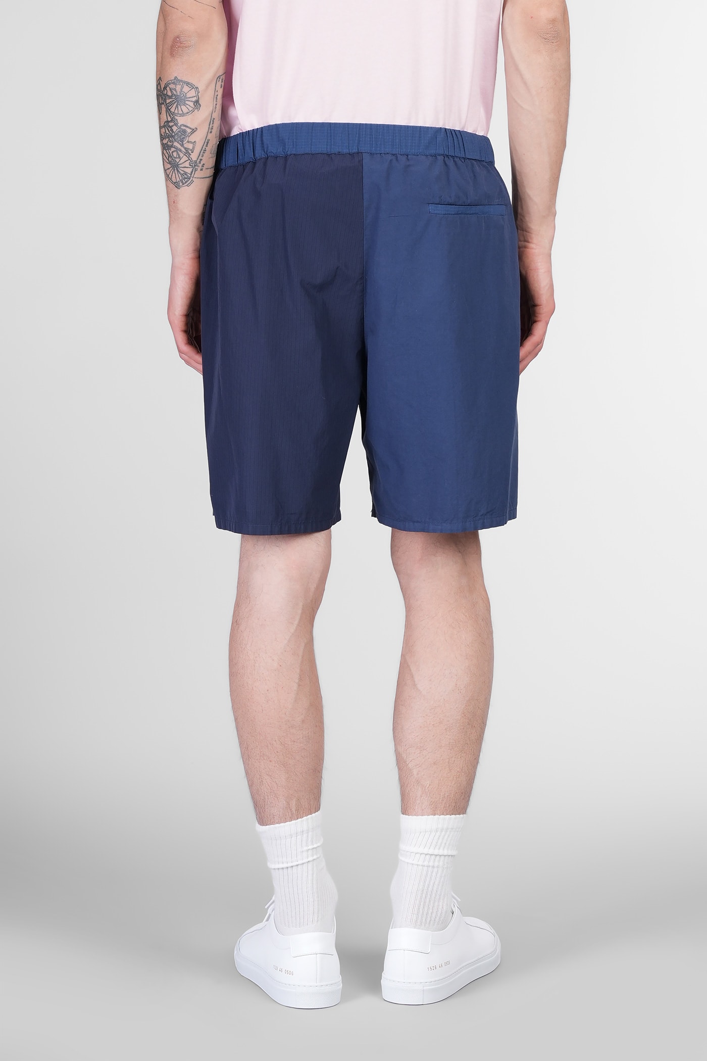 Mauro Grifoni Shorts In Blue Cotton
