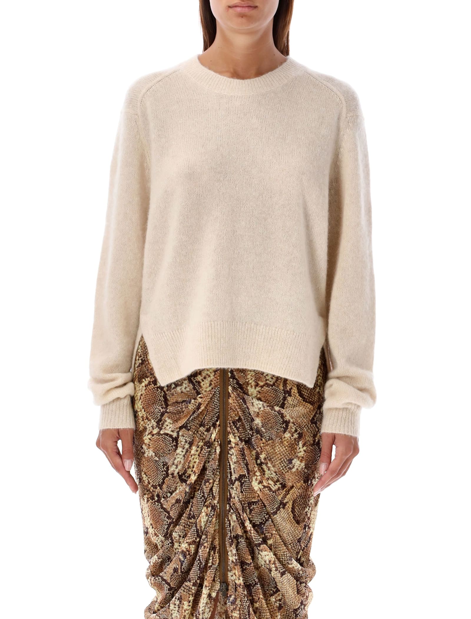 Shop Isabel Marant Lylia Sweater In Beige