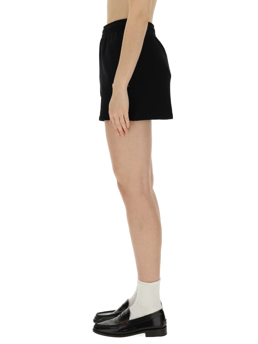 Rotate Birger Christensen Rotate Birgerchristensen High Waisted Shorts In Black