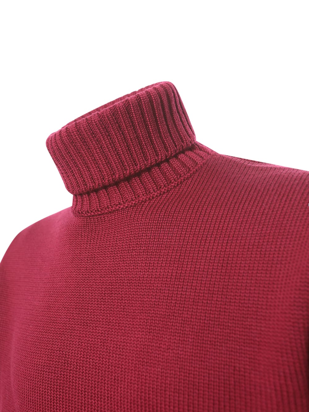 Shop Zanone Turtleneck In Red