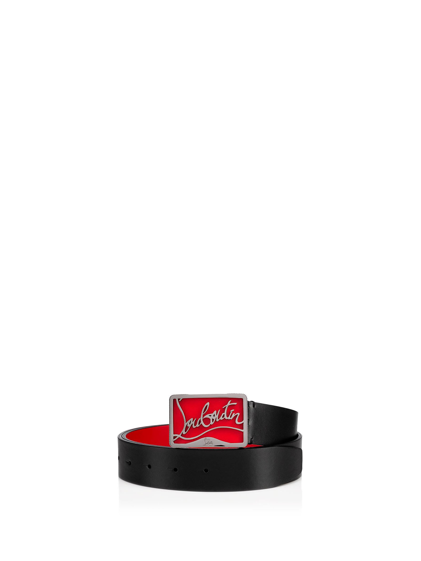 Christian Louboutin Belt In Calf Leather With Logo