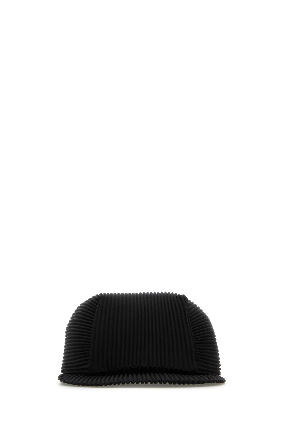 Issey Miyake Black Polyester Baseball Cap In Black