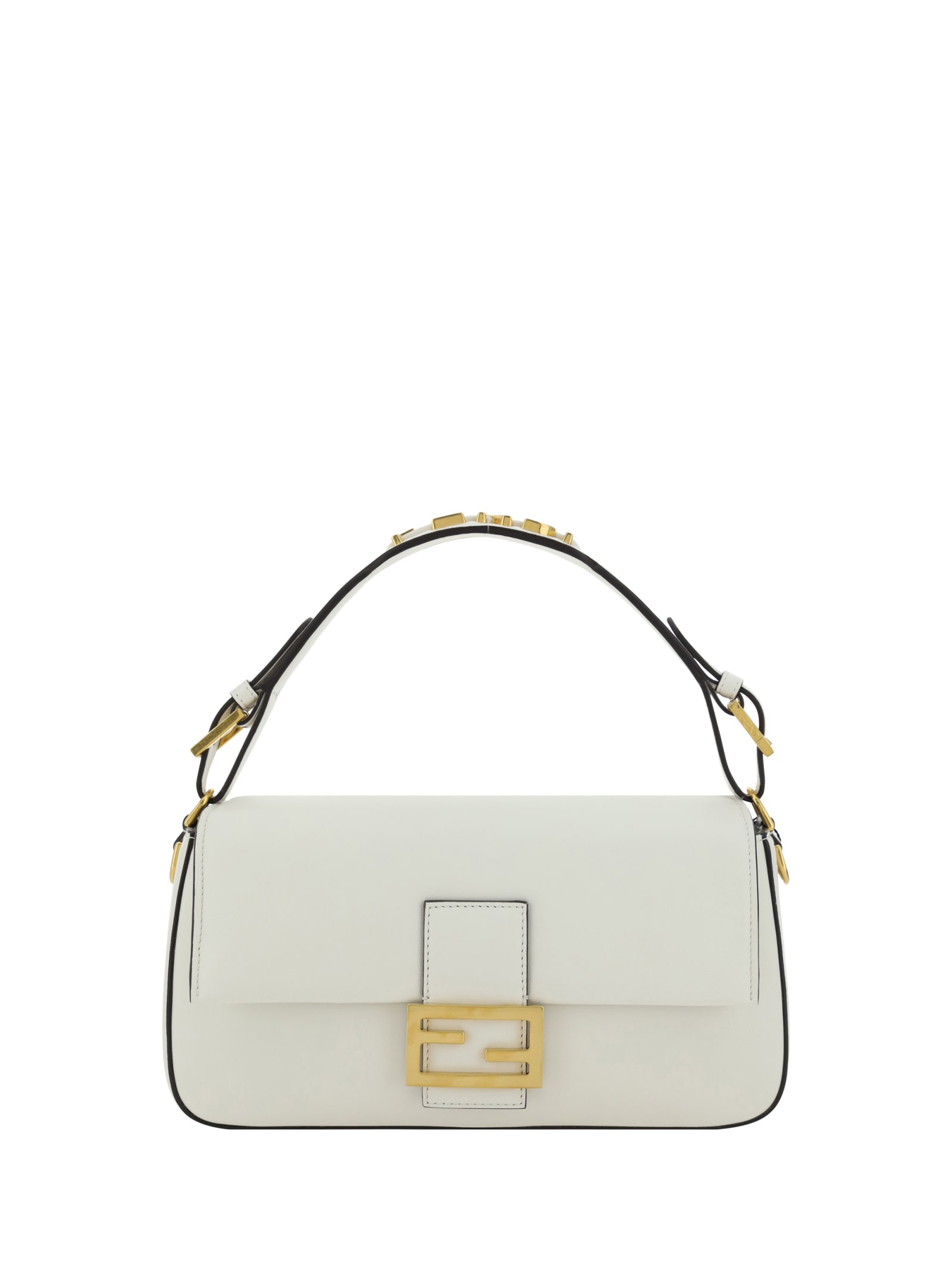 Fendi Baguette Handbag In White