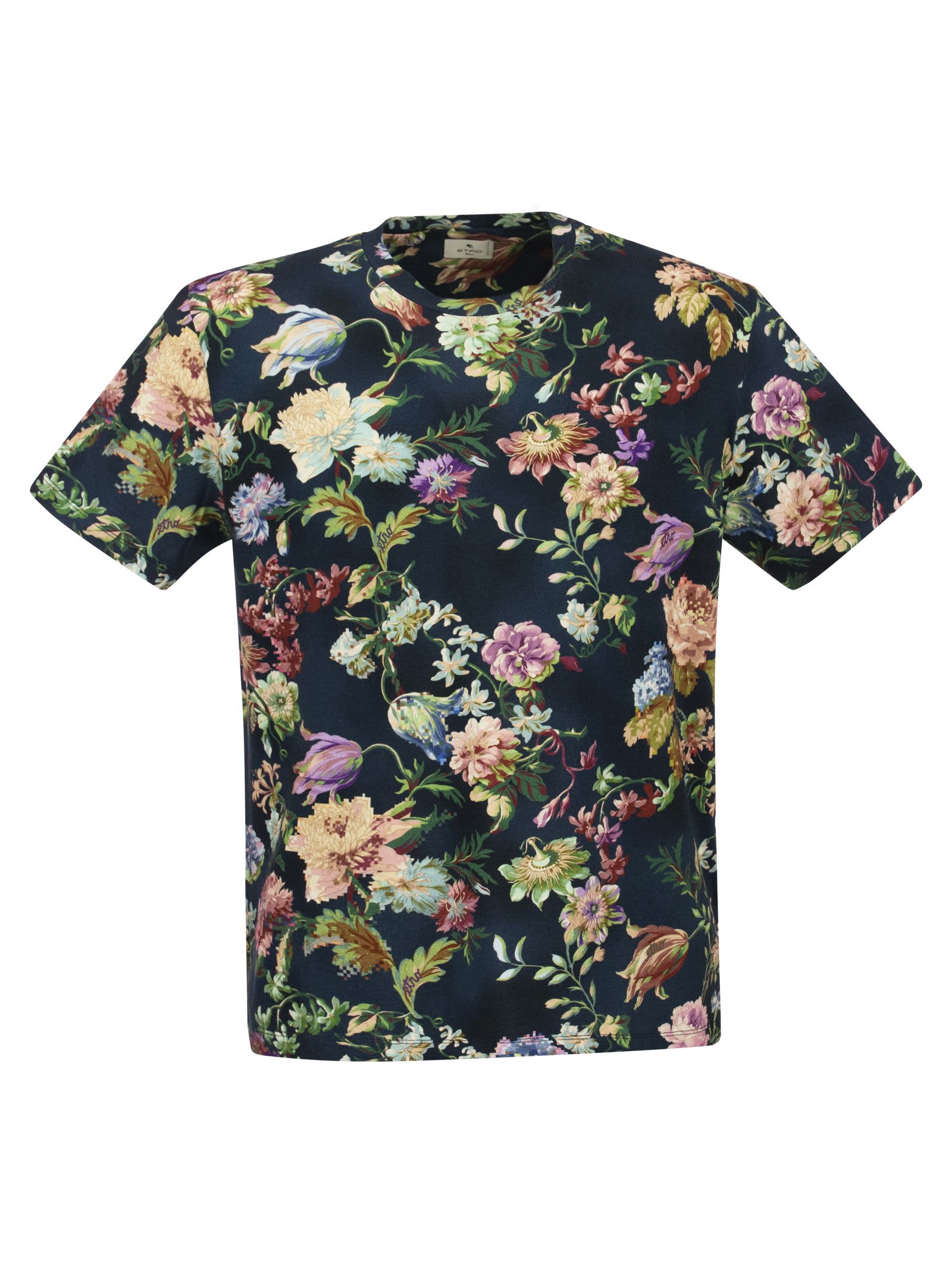Etro Floral Cotton T-shirt