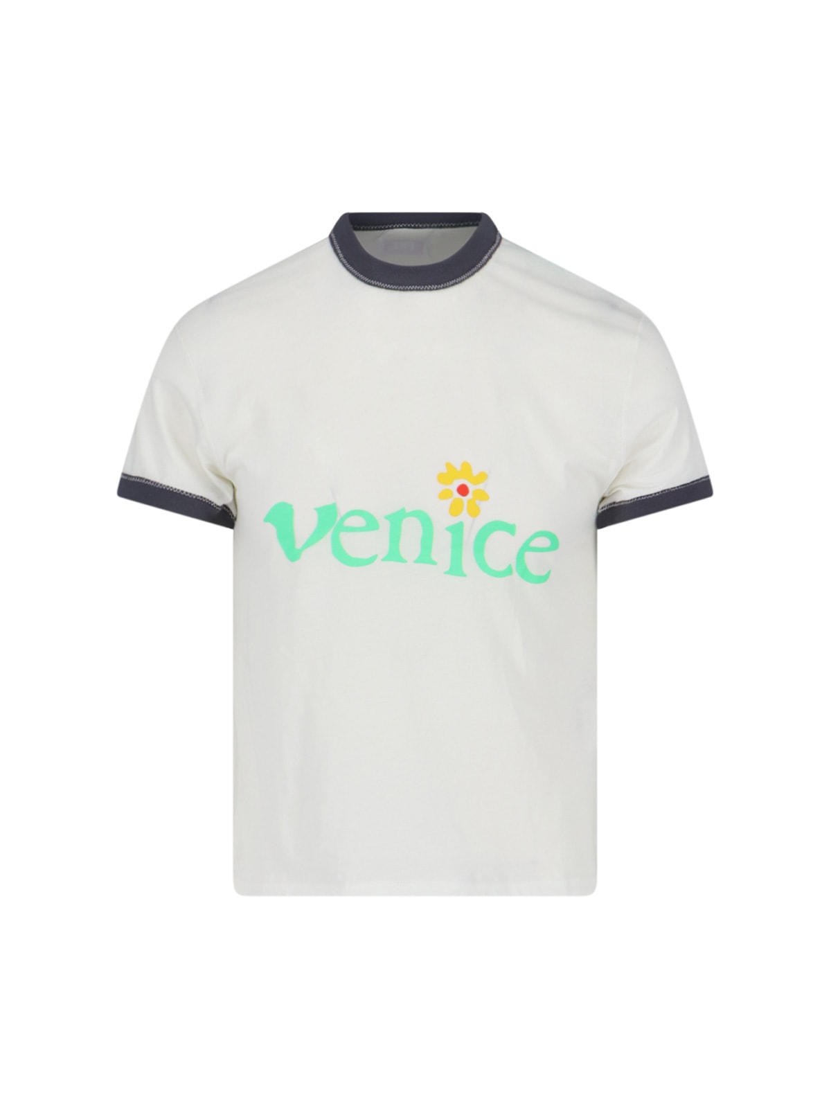 Shop Erl Venice T-shirt In White
