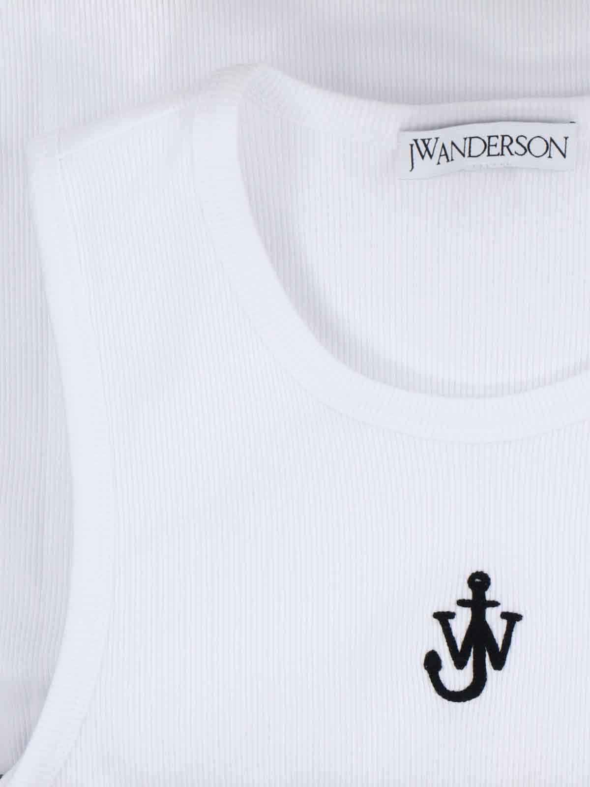 Jw Anderson Tank Top Anchor In White
