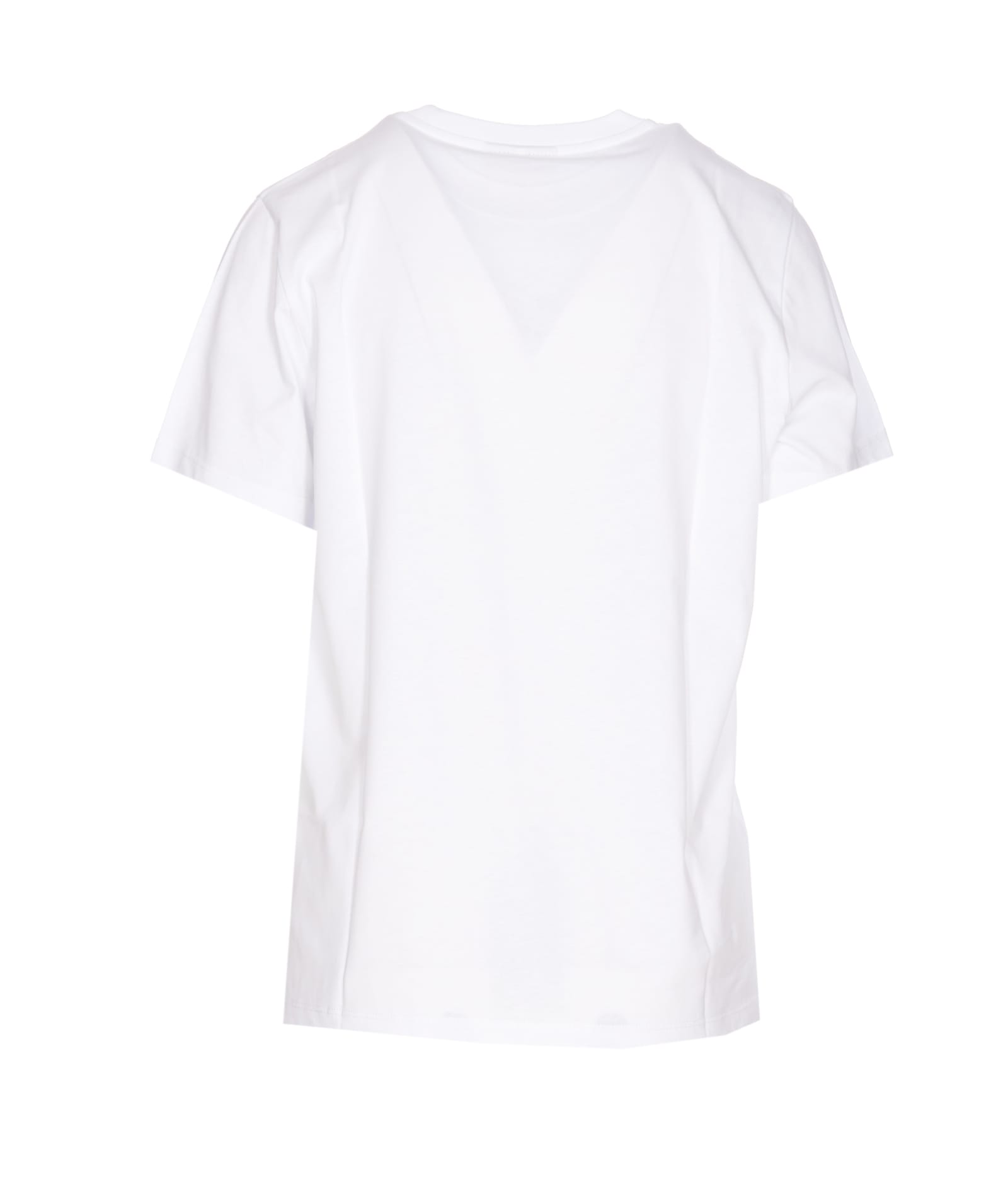 Shop Ganni Banana T-shirt In White