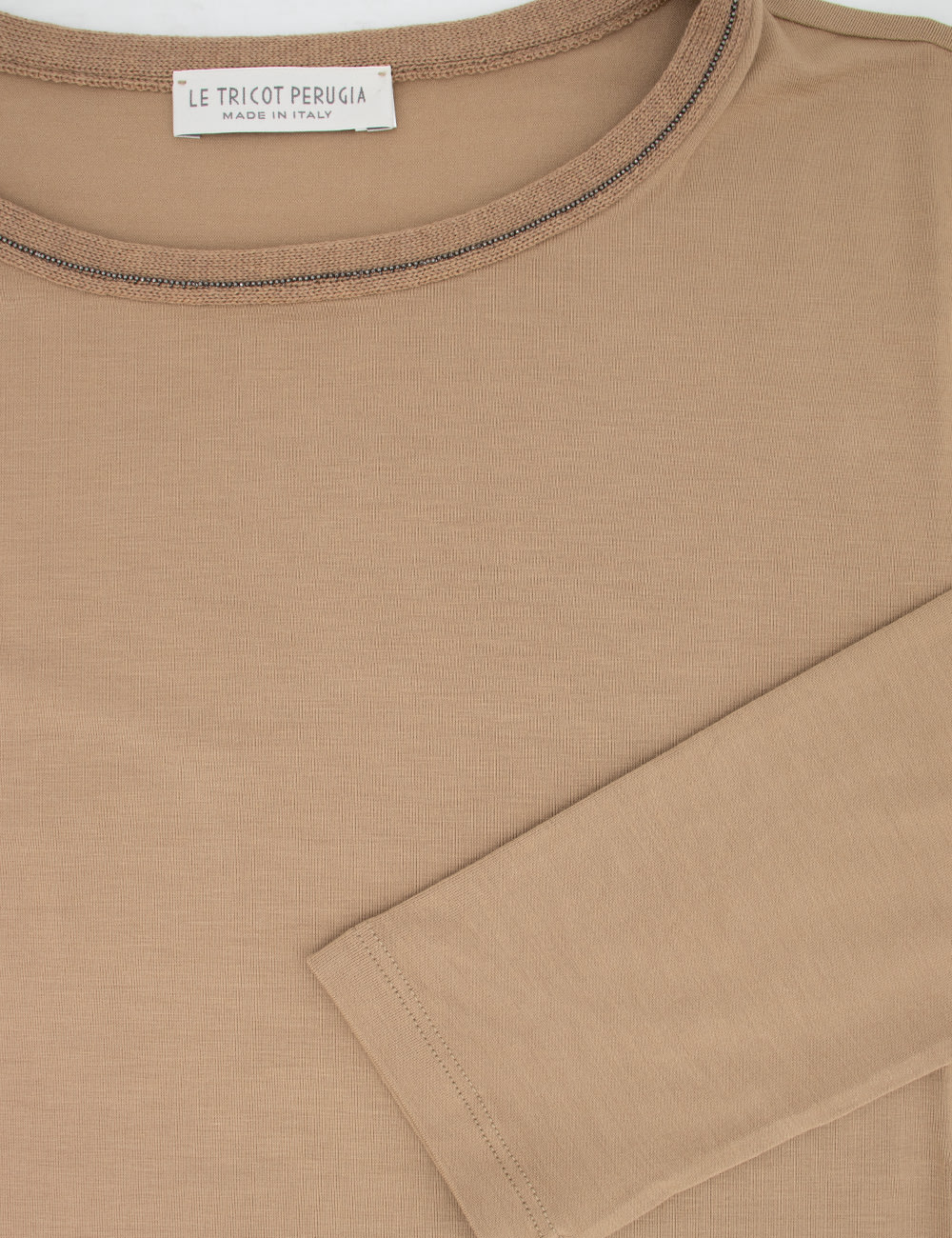 Shop Le Tricot Perugia Shirt In Camel