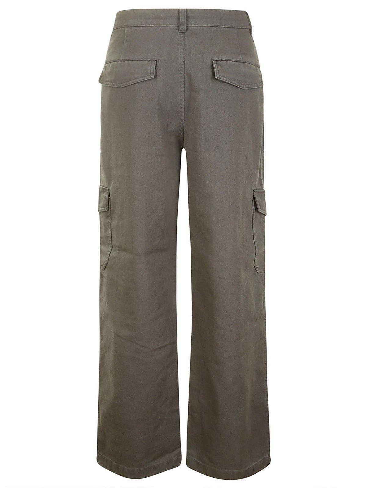 Shop Acne Studios Wide-leg Cargo Pants In Grey