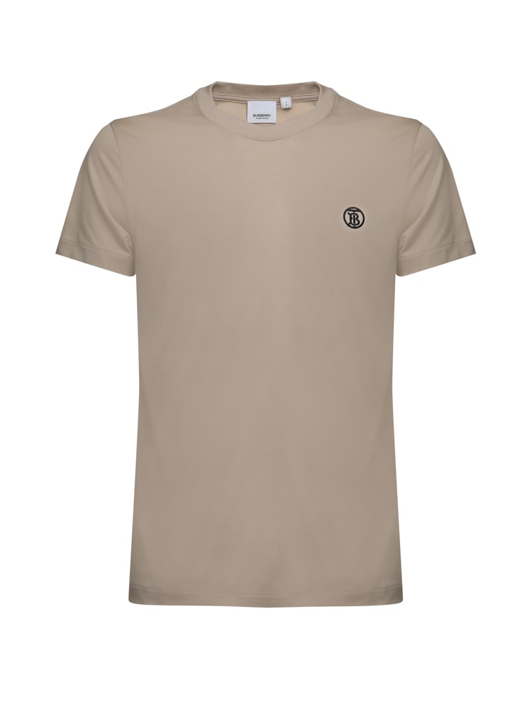 Burberry Cotton T-shirt With Monogram Motif