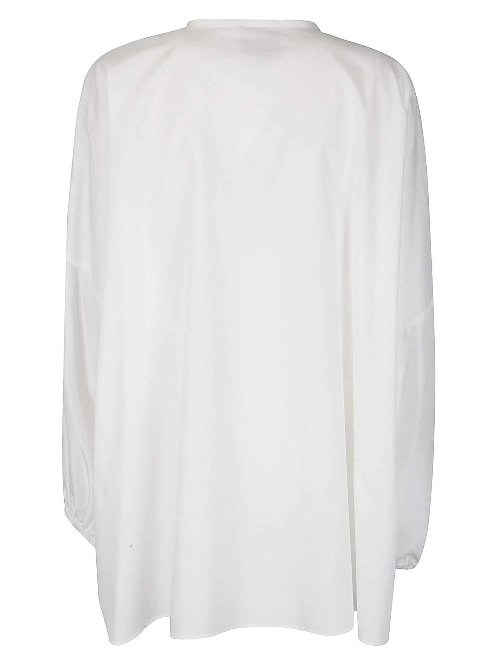 Jejia Tilda Tie-neck Pocket Blouse In White