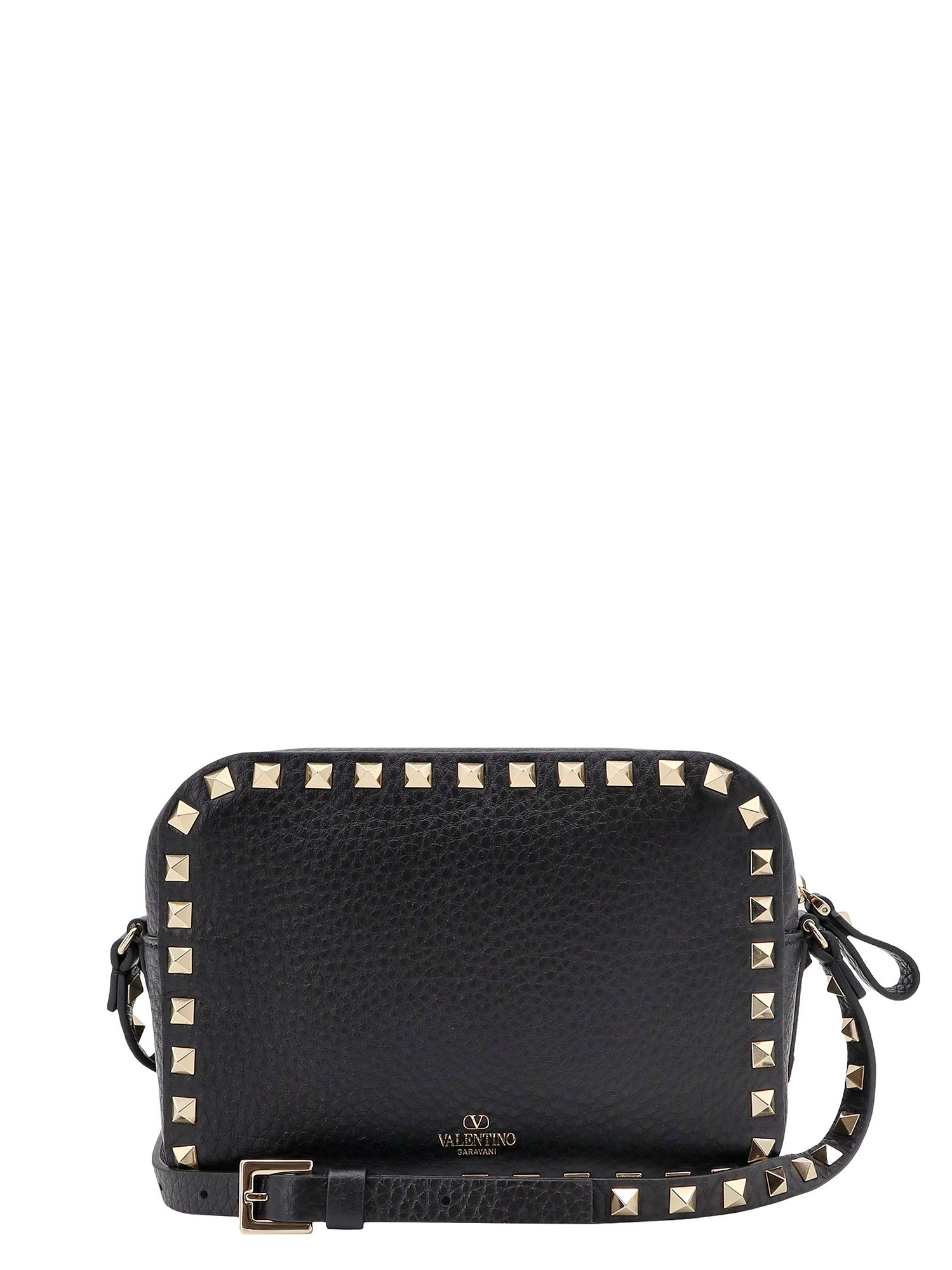 Shop Valentino Shoulder Bag In Black