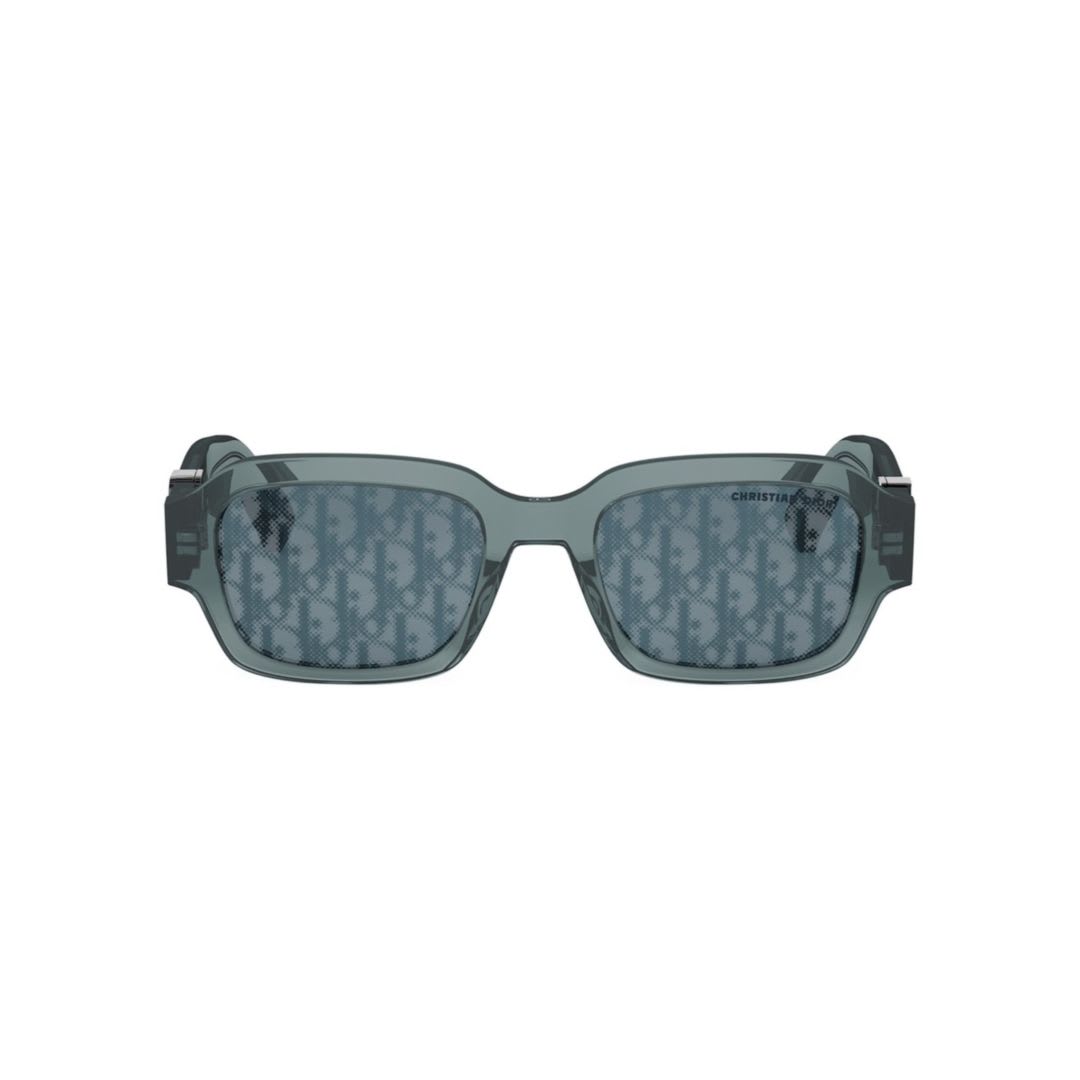 Dior Oblique S2i 52mm Rectangular Sunglasses In Blue
