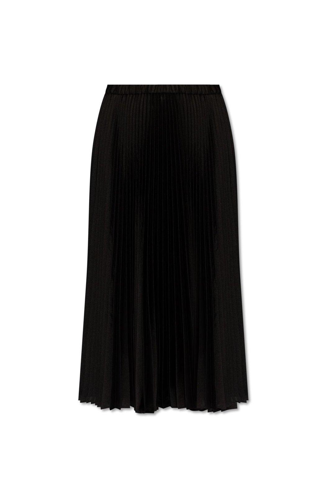 Fully Pleated Midi Skirt