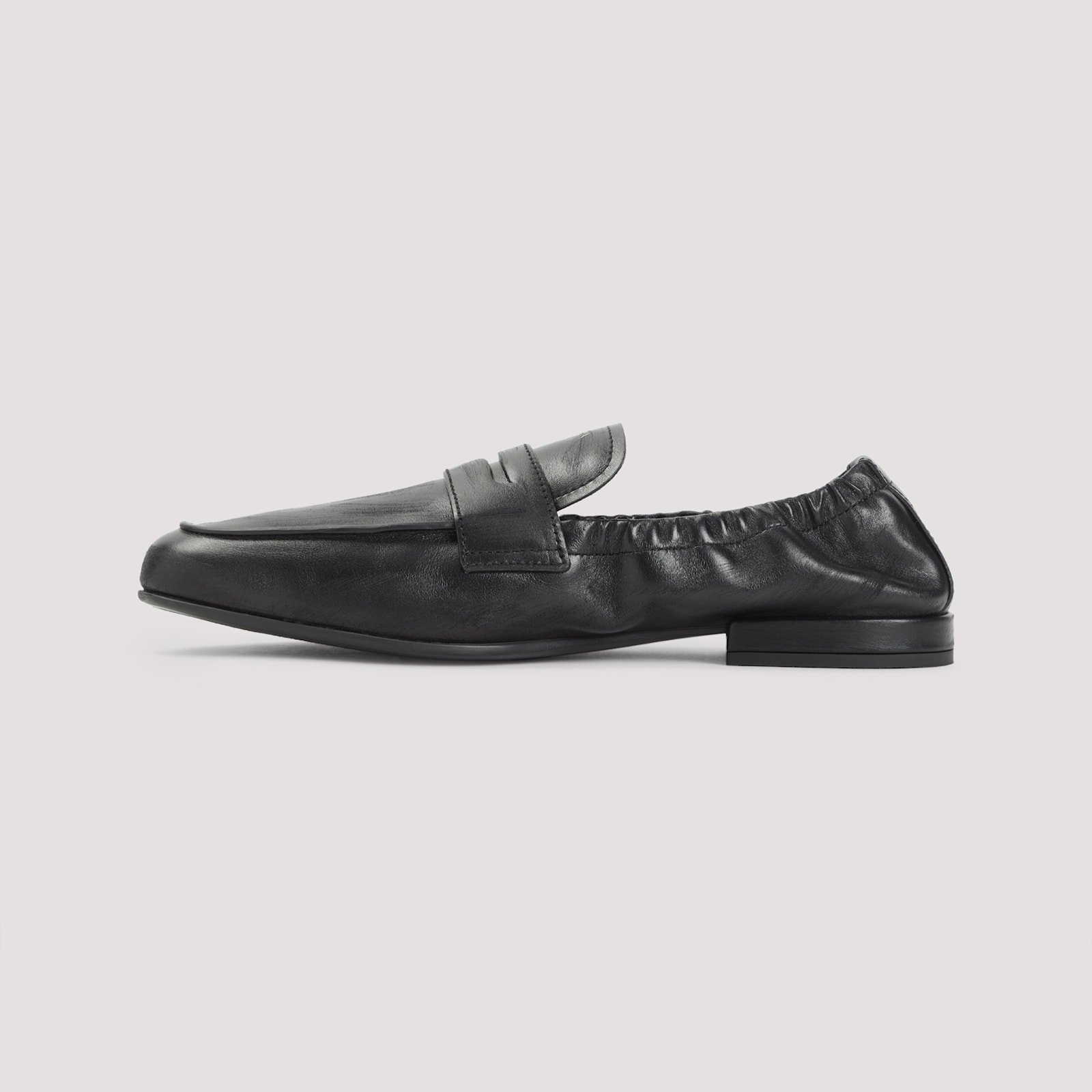 Prada Antique-inspired Loafers With Shuffle Screen Printed Logo In Multi