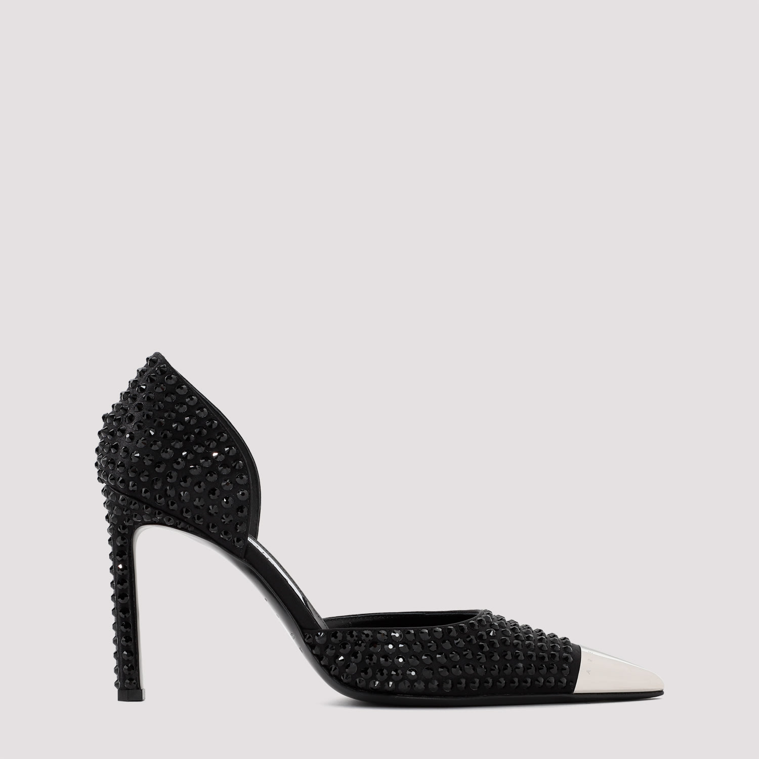 Shop Sergio Rossi Dagger Pumps In Nero Jet