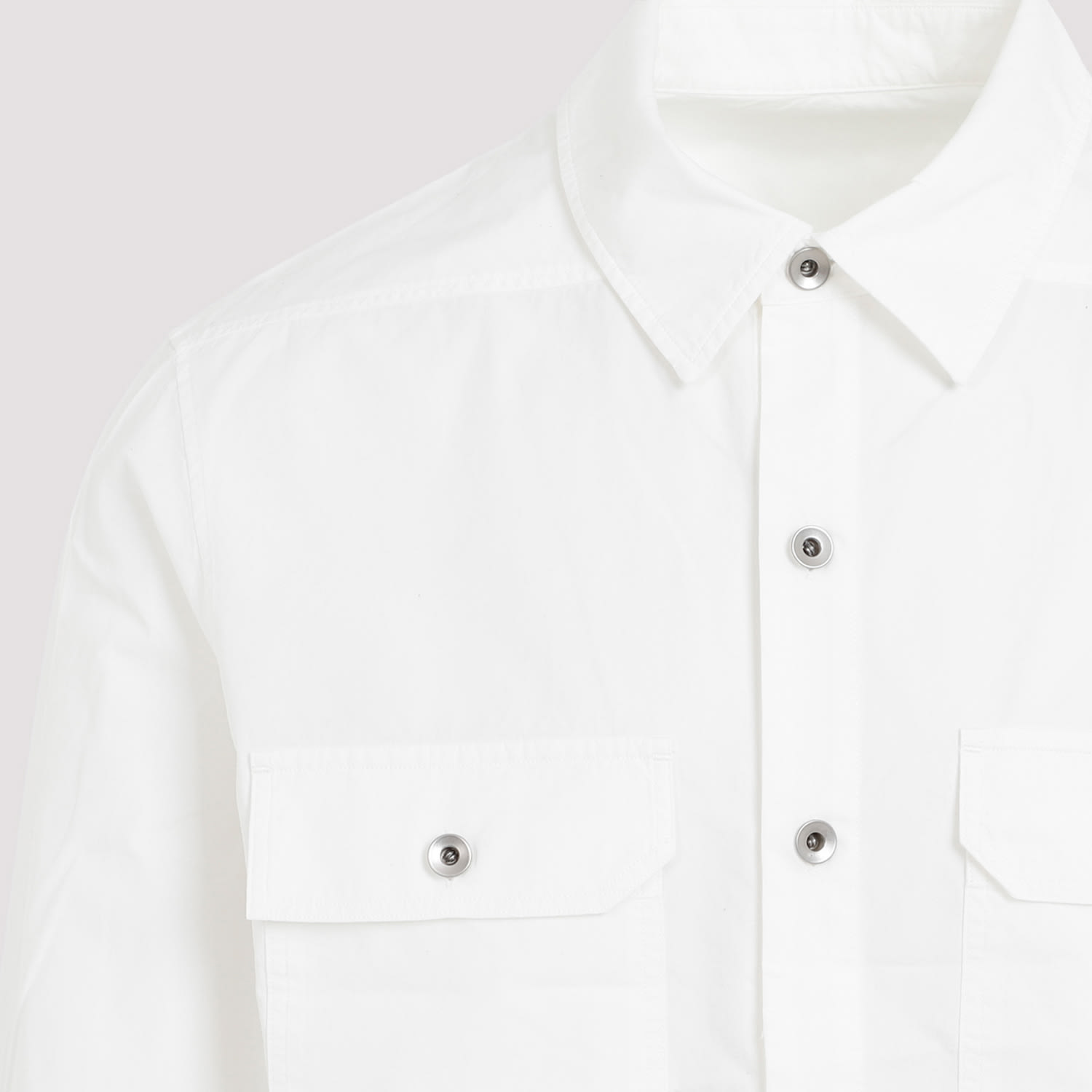 Shop Drkshdw Cotton Outershirt In Milk