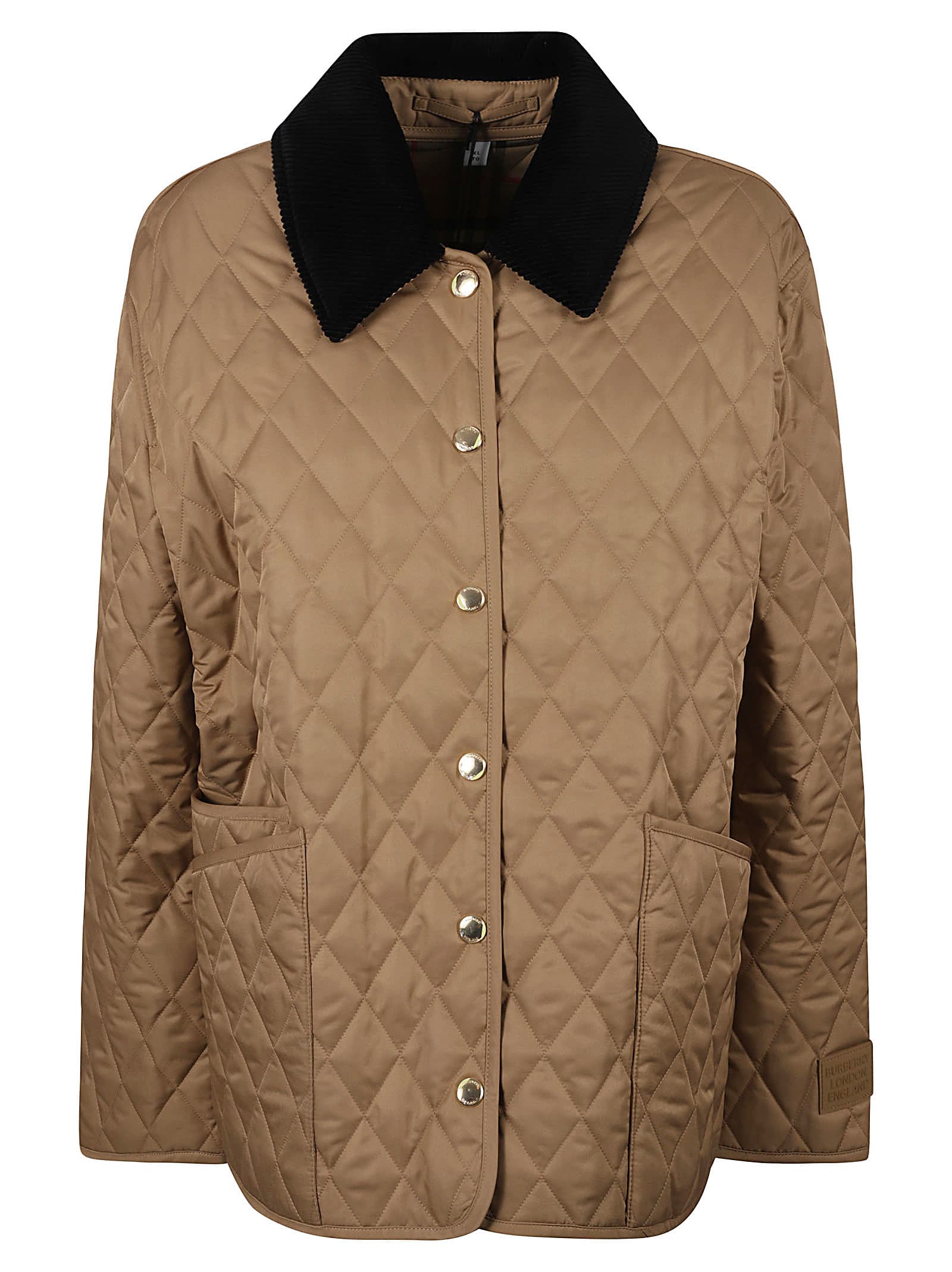 Burberry Buttoned Quilt Detail Jacket