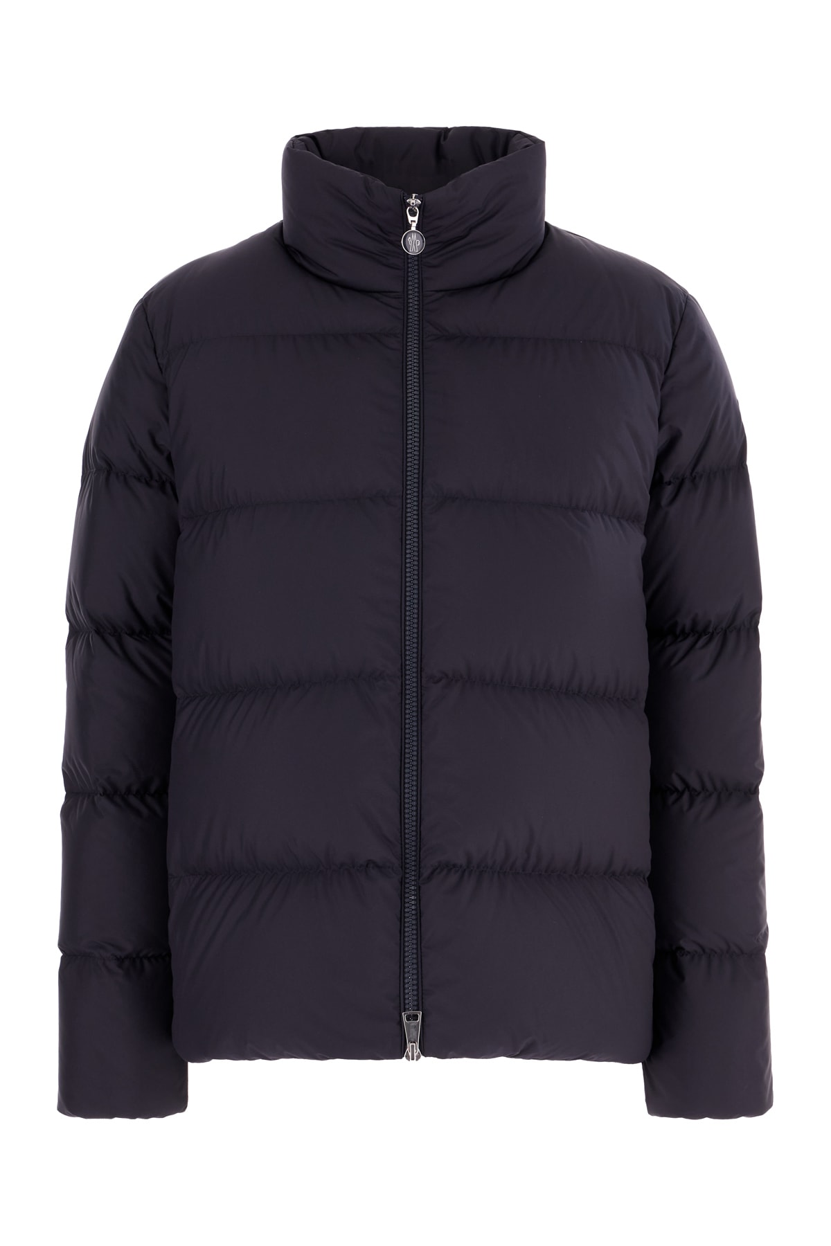 Moncler Midnight Blue Mauzun Polyester Down Jacket In Blue