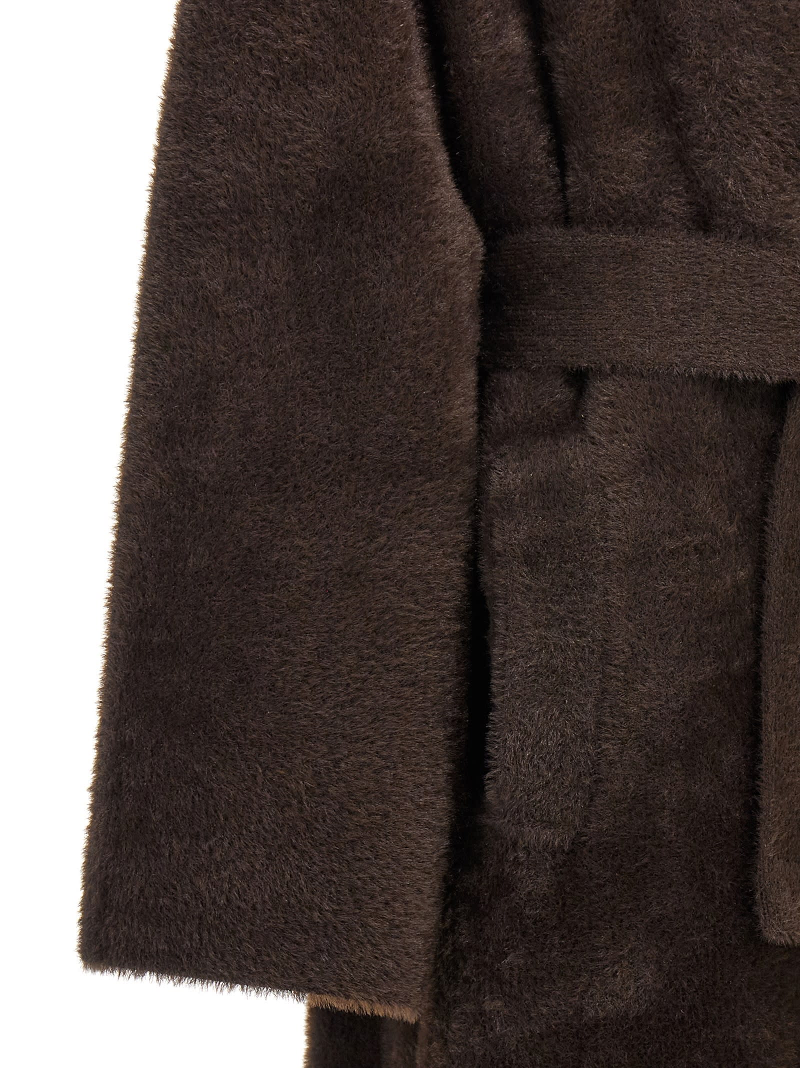 Shop Pinko Uvaggio Coat In Brown