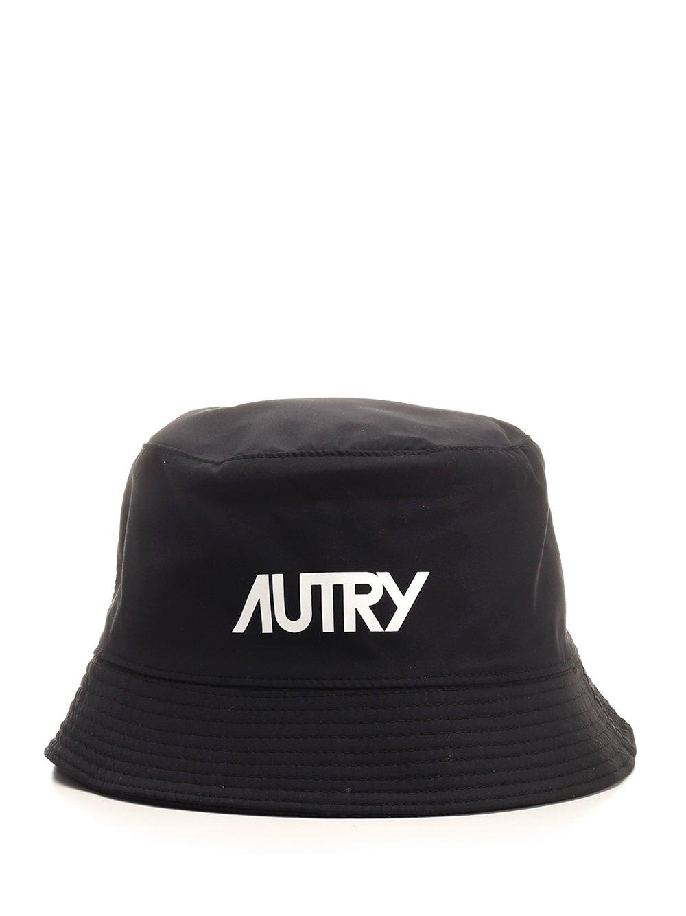 AUTRY LOGO-PRINTED PULL-ON BUCKET HAT 