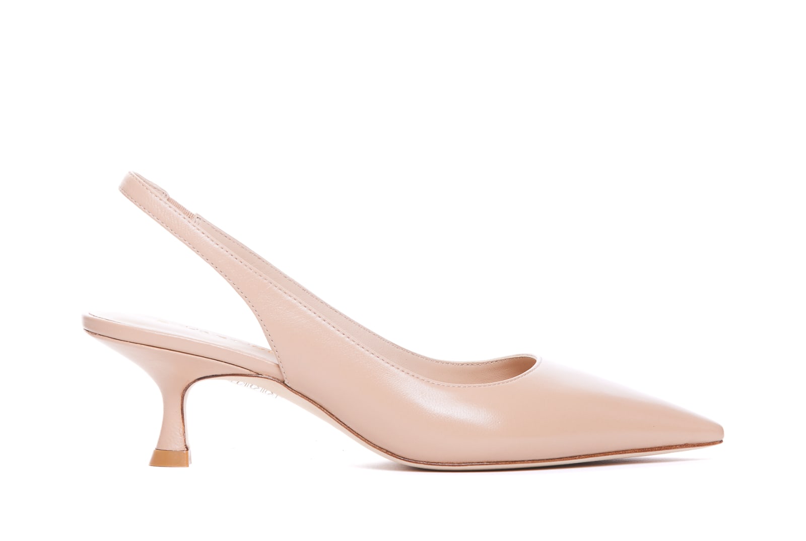 Shop Stuart Weitzman Naomi Slingback In Pink