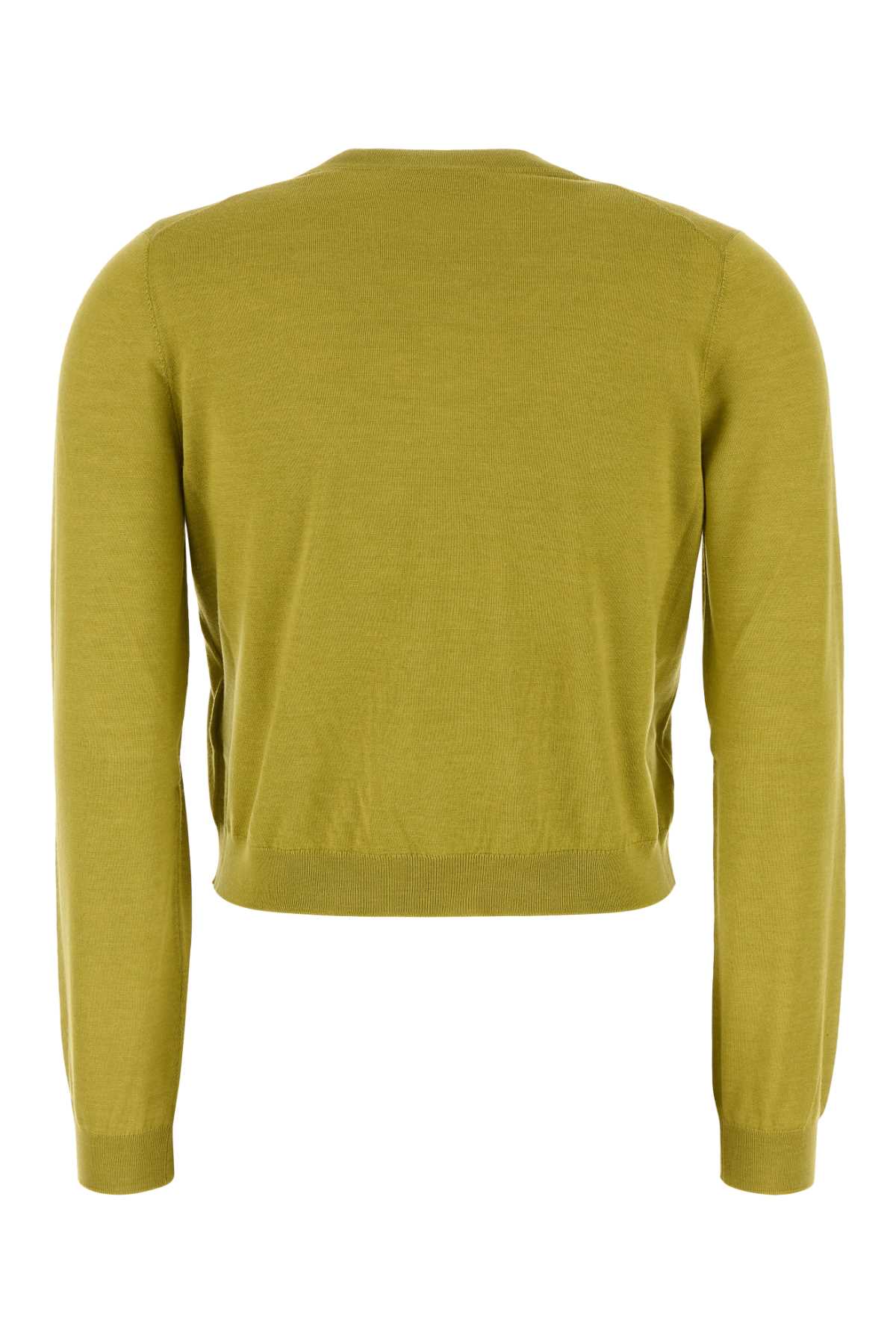 Gucci Pistachio Green Stretch Cashmere Blend Cardigan In Pistacchio