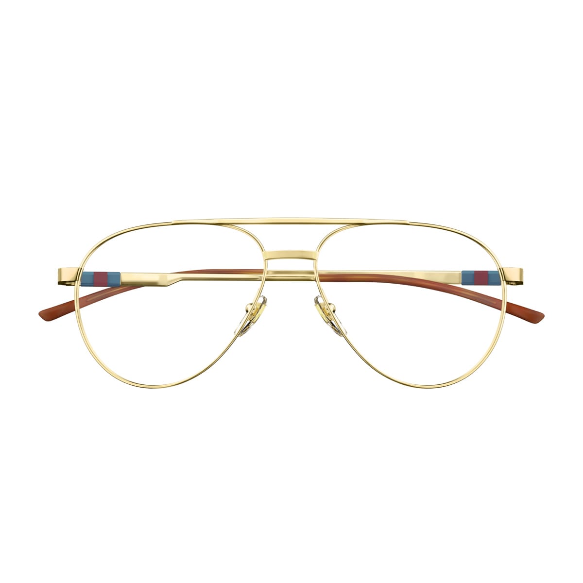 Gucci Gg1679o Linea Web 002 Gold Glasses In Oro