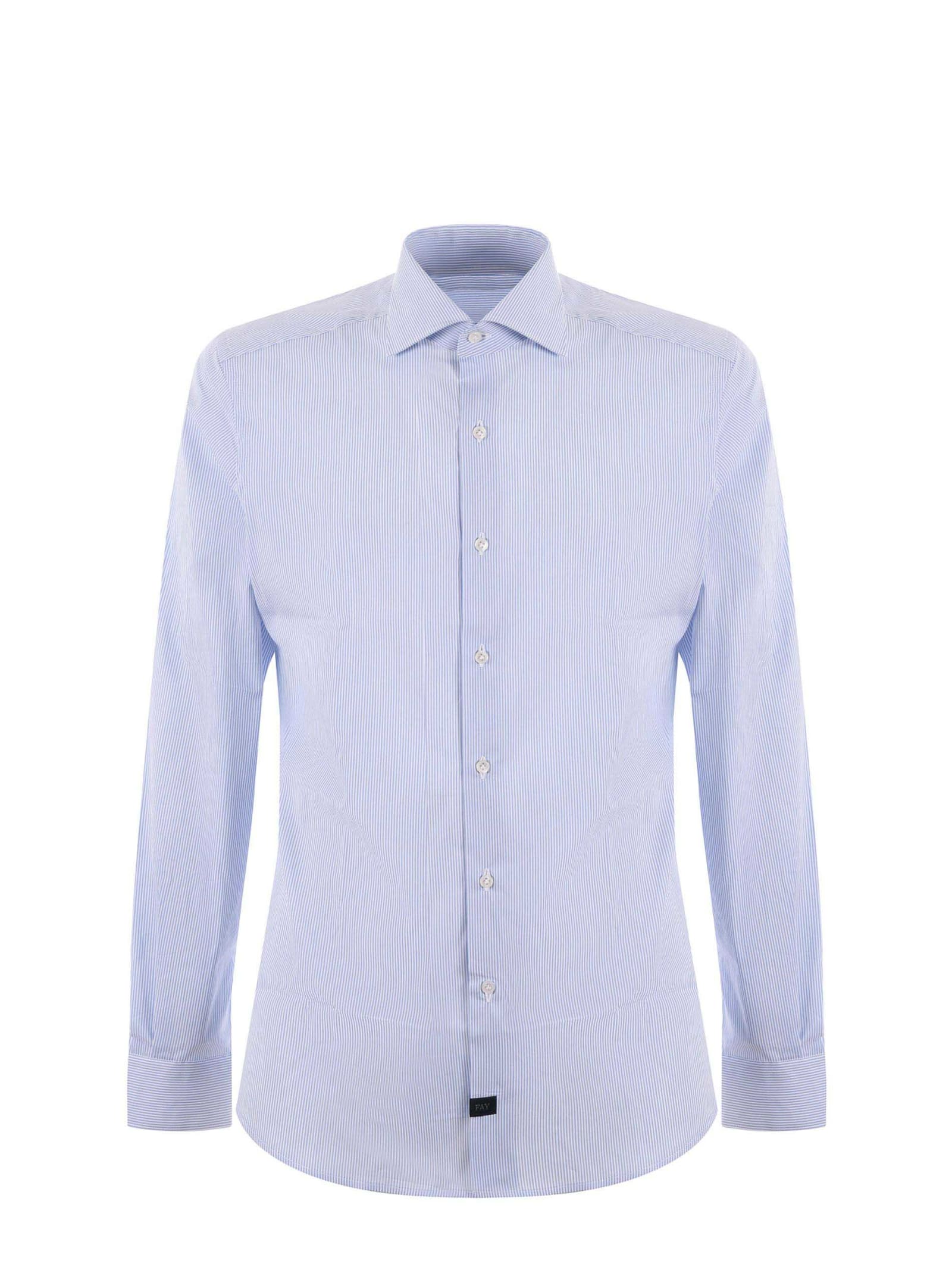 Fay Shirt In Light Blue