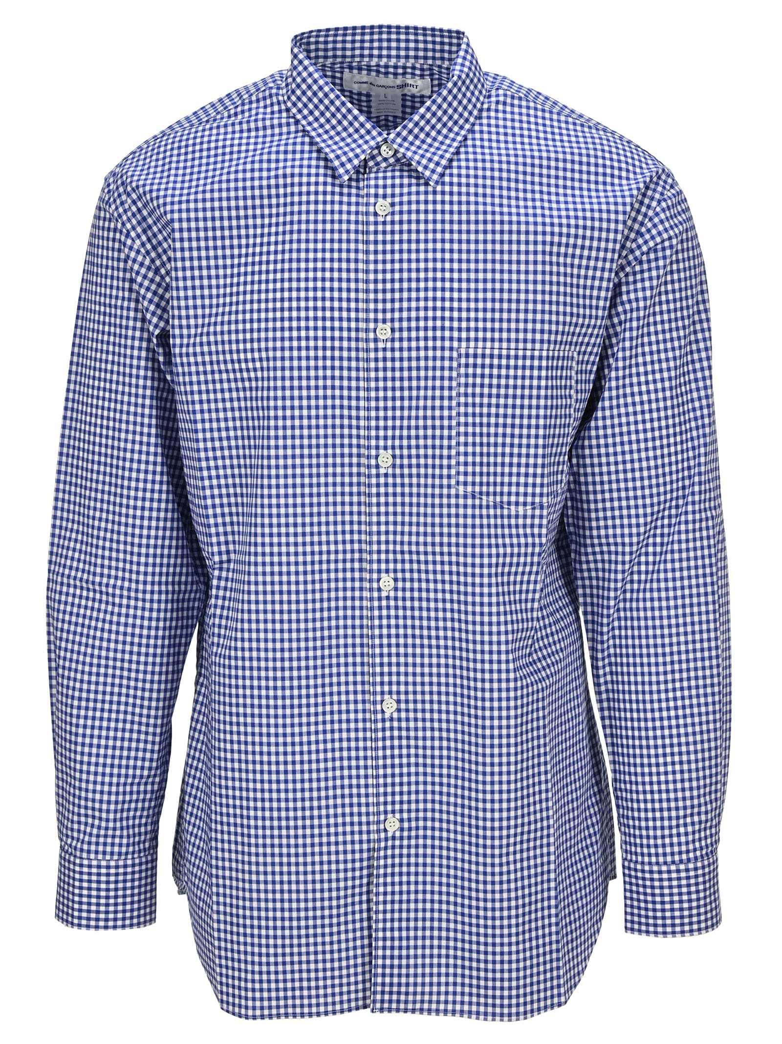 COMME DES GARÇONS SHIRT COMME DES GARÇONS SHIRT GINGHAM-CHECKED PATTERN SHIRT,11703653