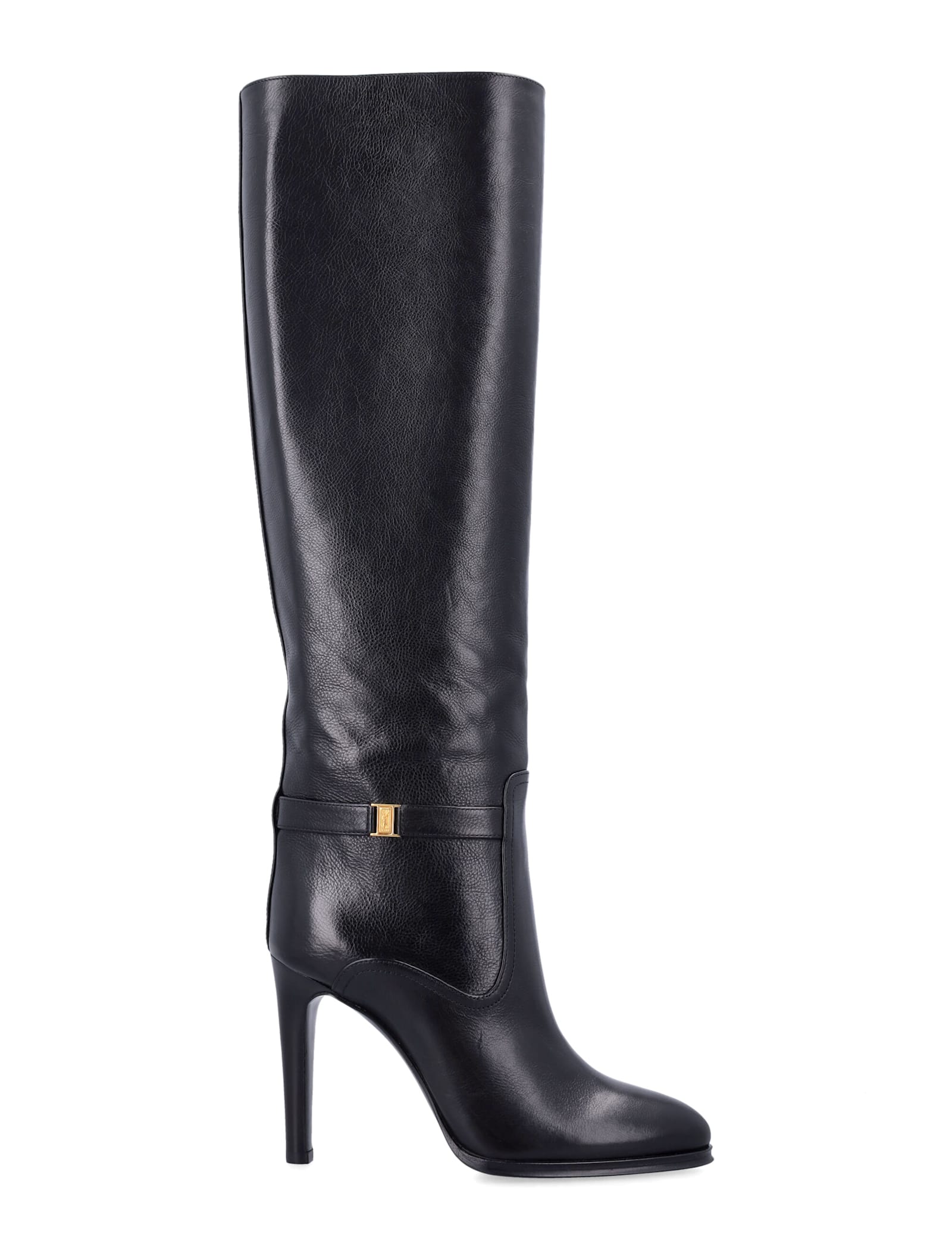 Saint Laurent Diane Boots In Black