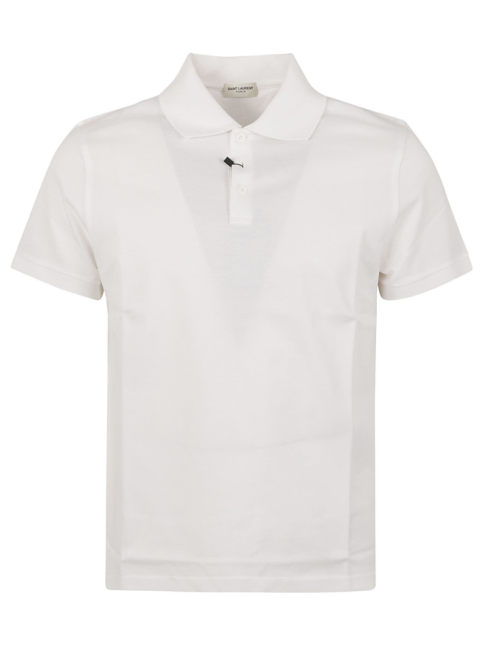 Saint Laurent Sport Polo Shirt In White