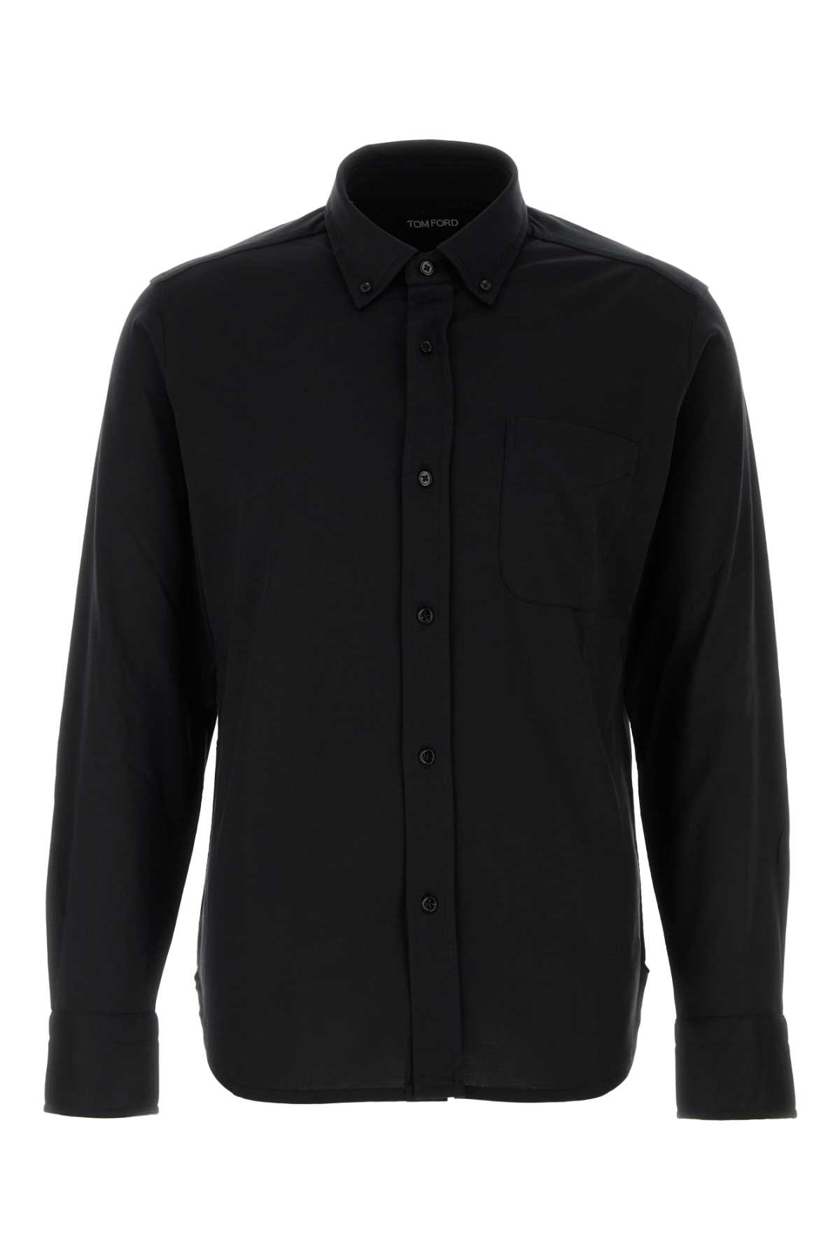 Tom Ford Black Silk Blend Shirt