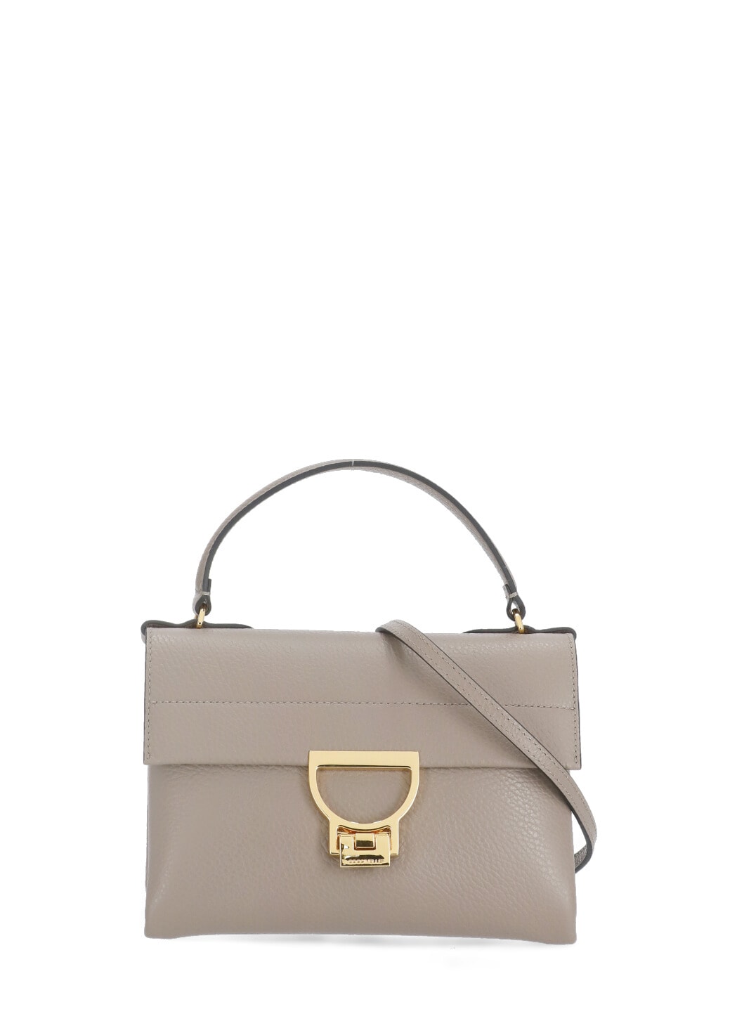 Shop Coccinelle Arlettis Hand Bag In Beige