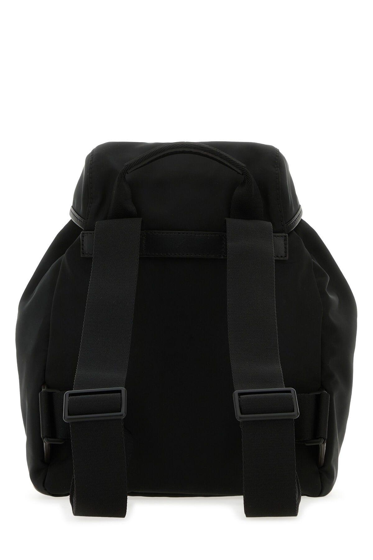 Shop Moncler Black Polyester Trick Backpack