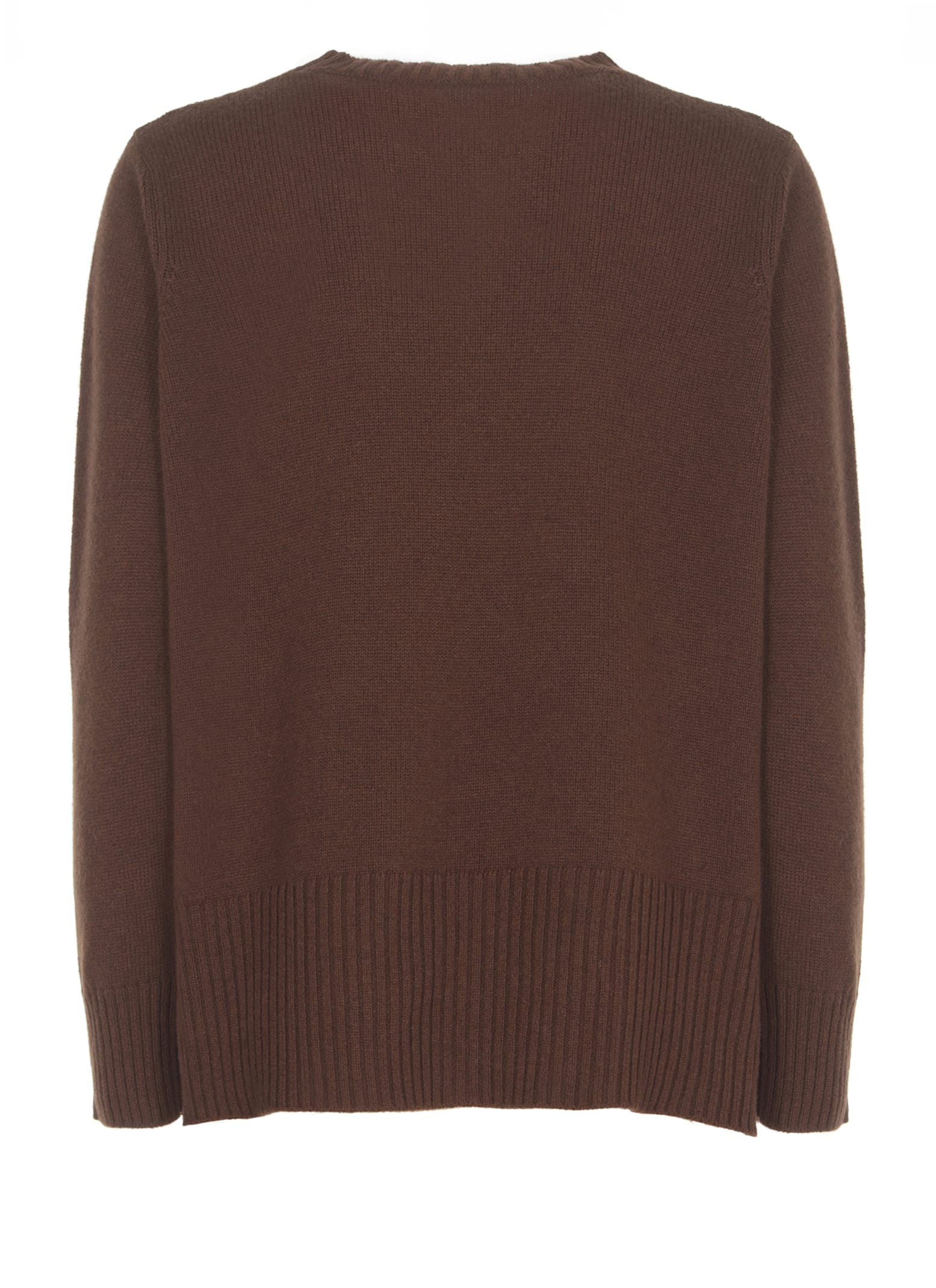 Shop Kangra Wool And Cashmere Sweater In Brown