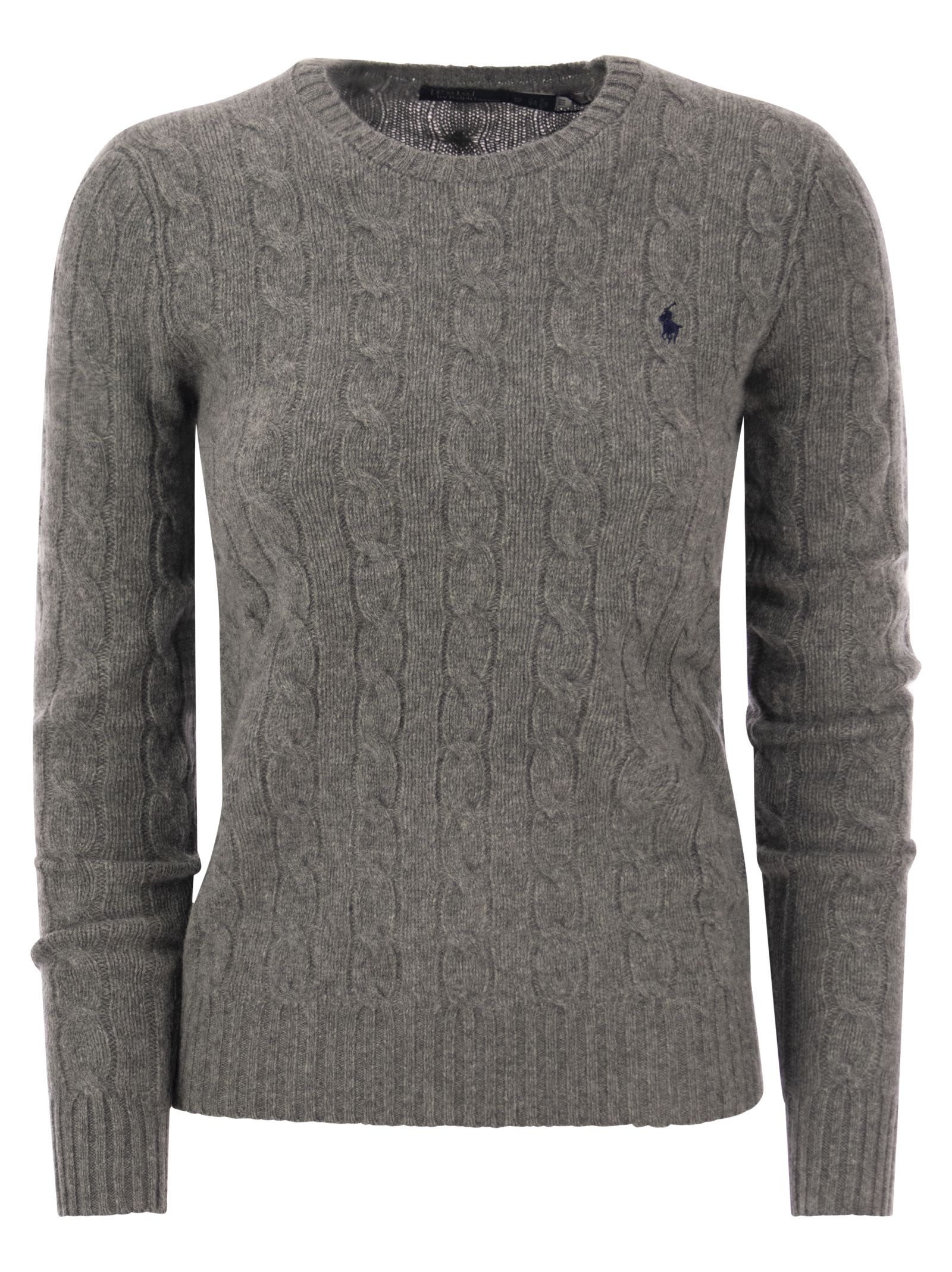 Shop Polo Ralph Lauren Wool And Cashmere Cable-knit Sweater